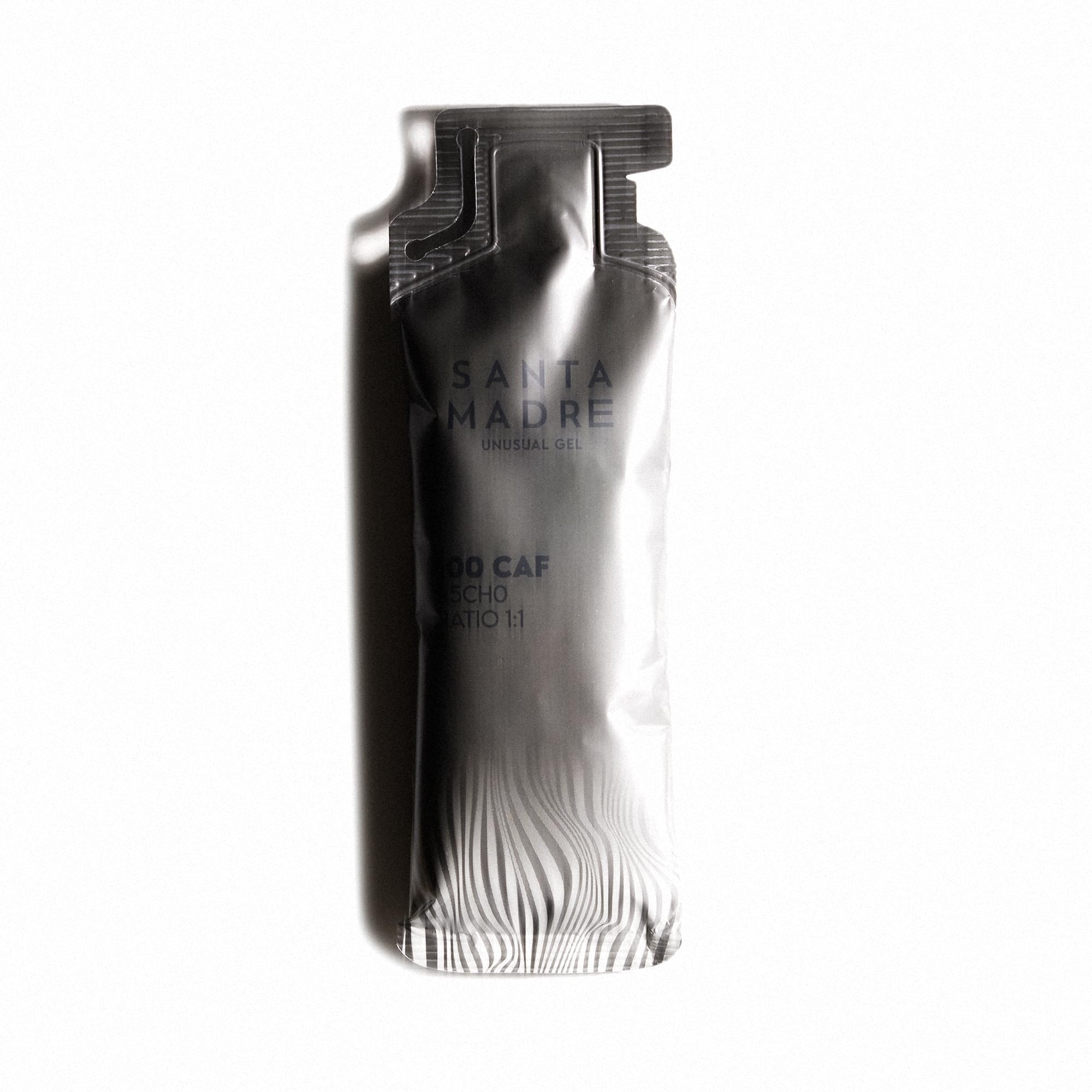 Energy Gel | Santa Madre UNUSUAL GEL 45CHO CAF | With 100mg Caffeine | Neutral Taste | Fresh Taste | 12x80g untis