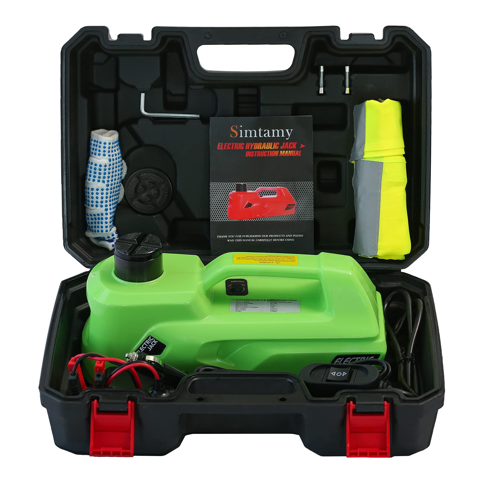 Buy Simtamy Electric Car Jack 5 Ton(11,000lb) 12V Hydraulic Jack