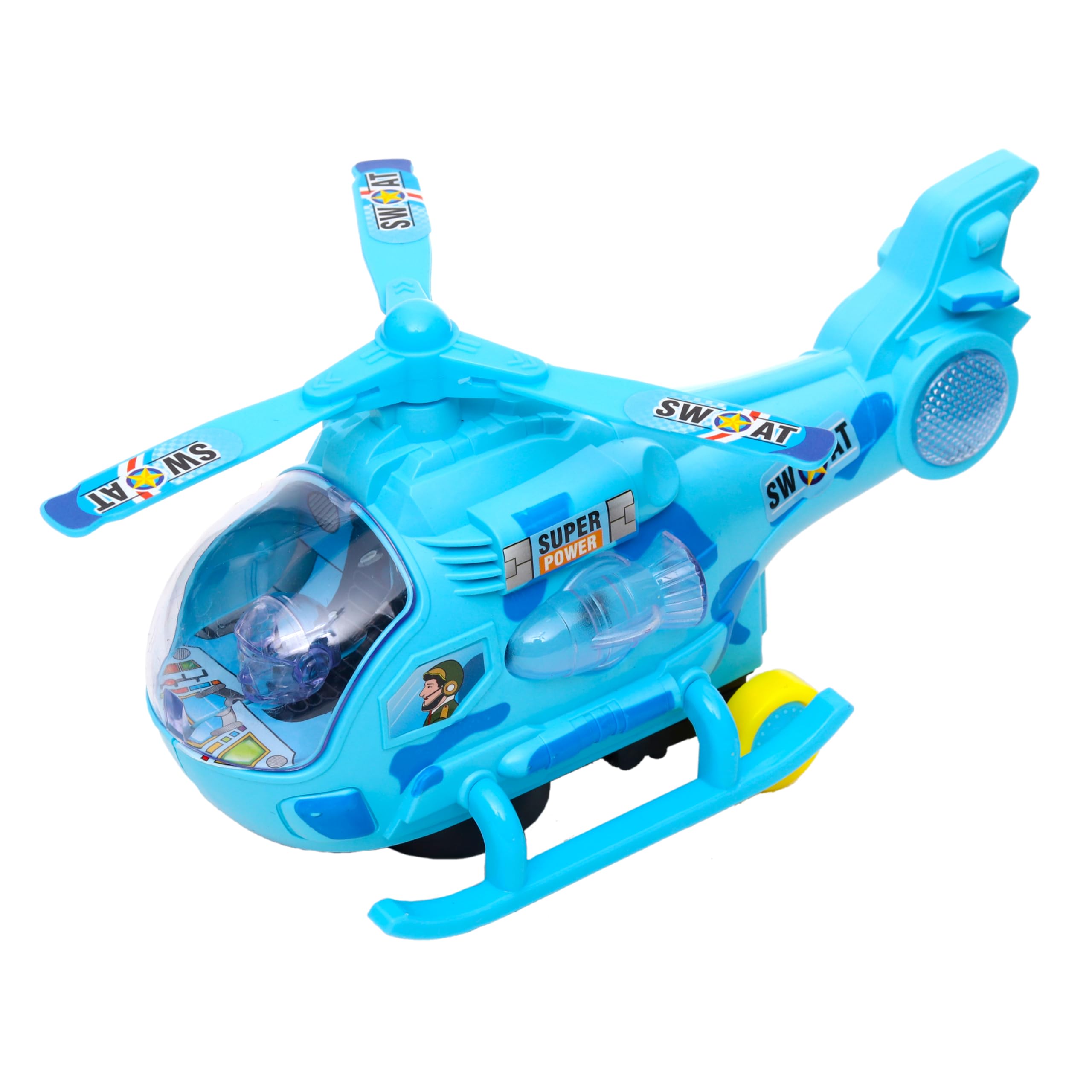 DISILA TRADERS Musical Helicopter Toy with Attractive Flash Light, 360-Degree Rotation, Bump & Go Vehicle (Battery Operated) Toys for Kids - (1 Peice) Blue (B09WSBPFKP) Amazon Price History, Amazon Price Tracker