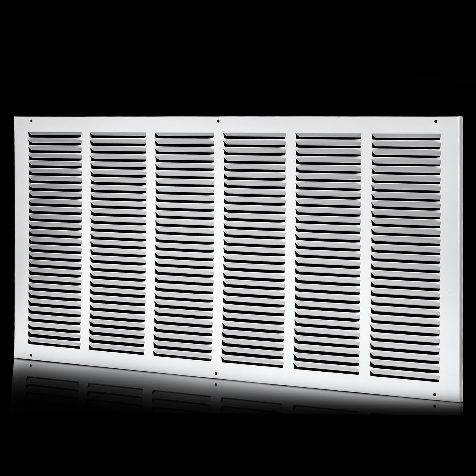 30x14 Return Air Grille(Duct Opening Size),Air Return Vent Cover,Flat Vent Cover,Rejillas De Aire Acondicionado Para Casa,Return Air Grilles,Outer Dimensions:31.75"Wx15.75"H(30"W x 14"H, Duct Opening)