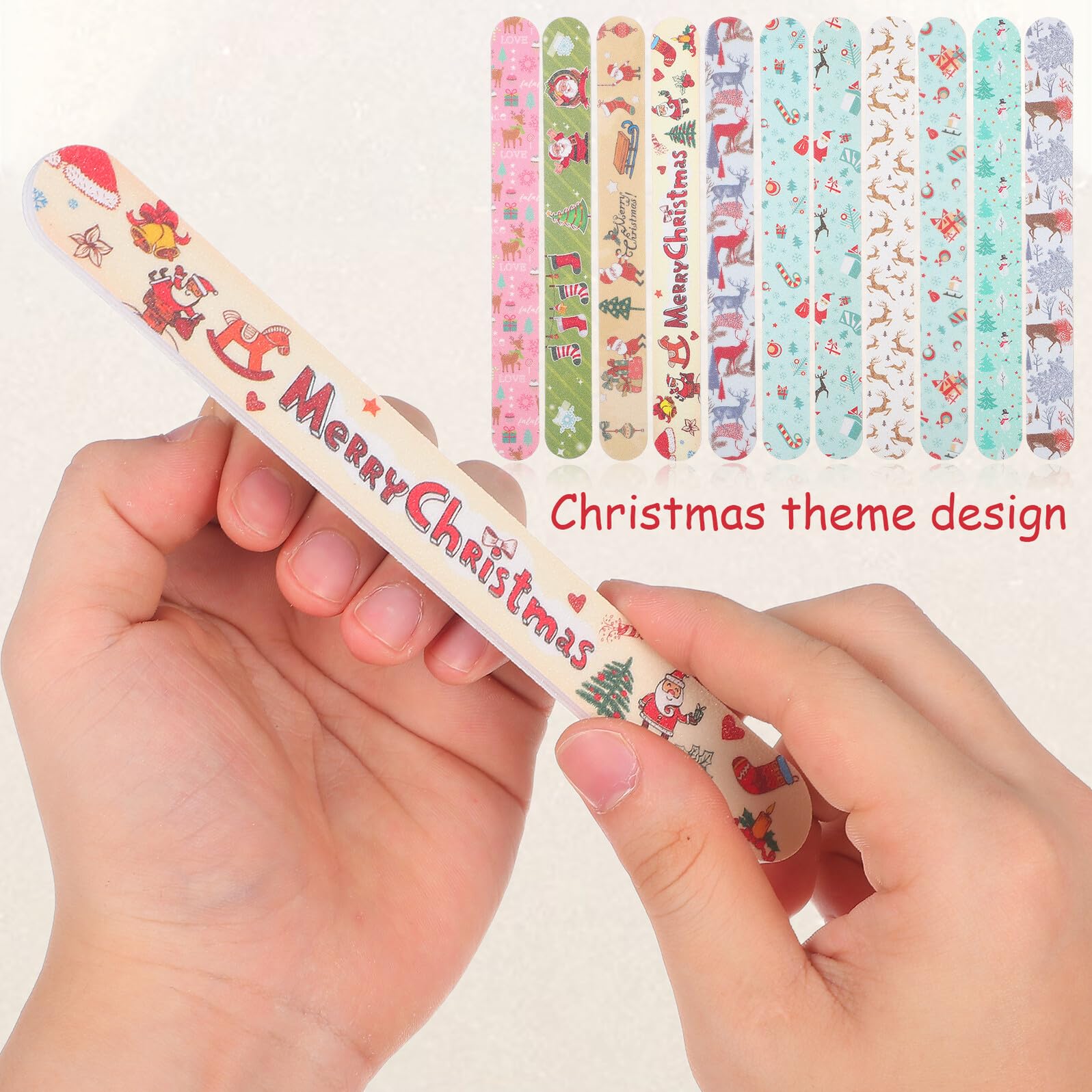 Beaupretty 24stücke Nagelfeilen mit Verschiedenen Körnungen für Maniküre und Pediküre zum Feilen und Glätten von Finger und Zehennägeln für Nageldesign-diy