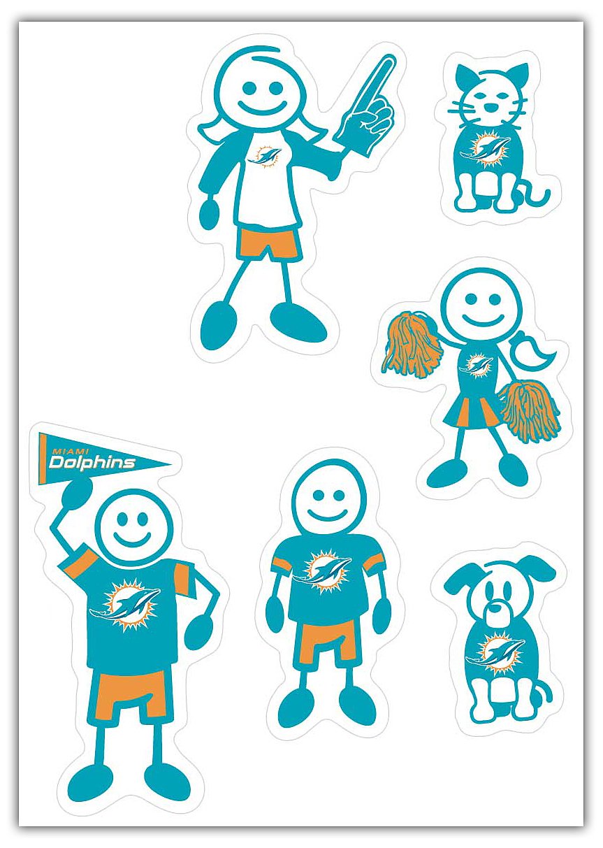 NFL Small Family Decal Set