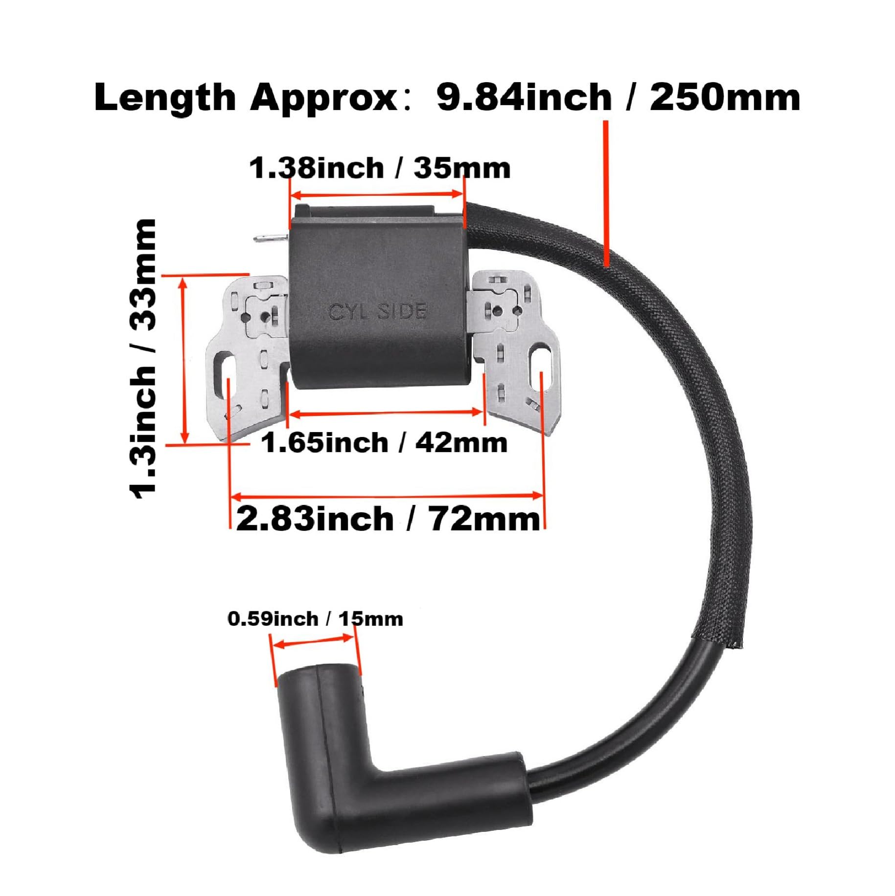 Amazon.com: RYTIME 593872 Ignition Coil Compatible with BS