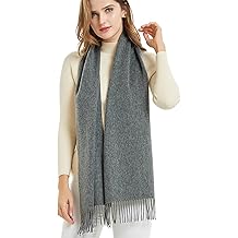 Wool Scarf Soft Warm Winter Scarves Wraps for Women and Unisex