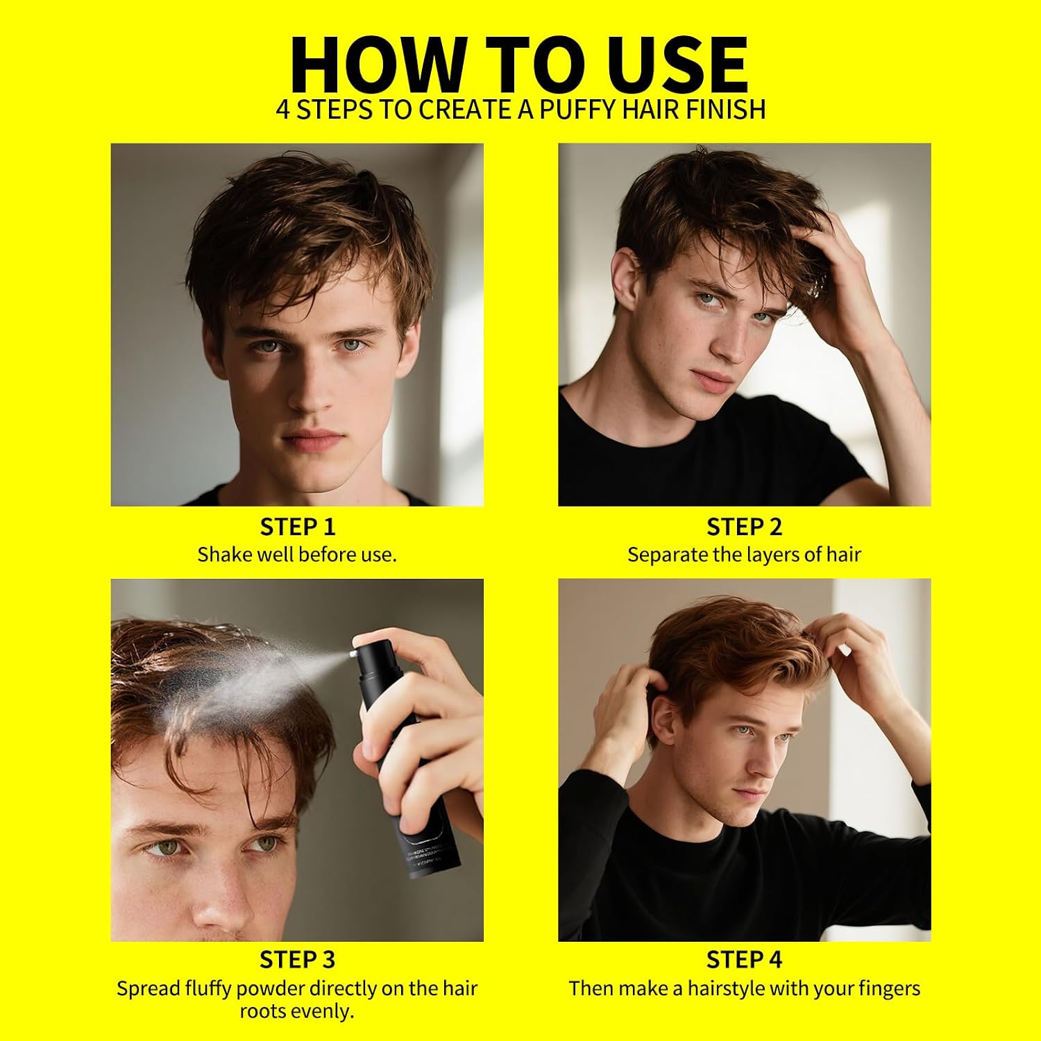 SEVICH Volumizing Styling Powder Spray 10g - Texture Powder for Instant Root Lift & Matte Finish, Oil Control Hair Products for Women Men