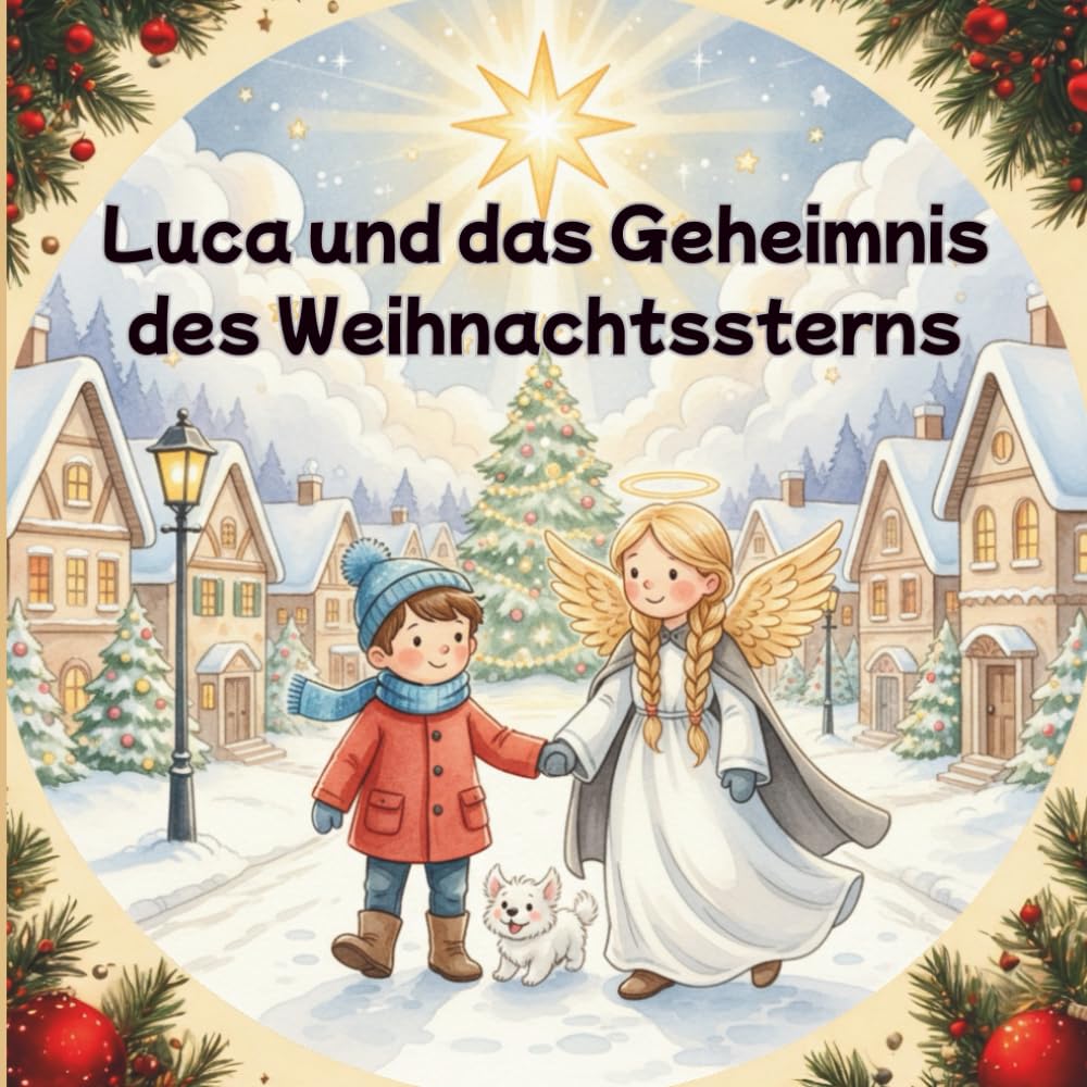 Luca und der verschwundene Weihnachtsstern: Ein magisches Winterabenteuer mit dem Engel Stella und dem kleinen Hund Flocki