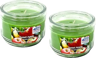 Mainstays 11.5oz Scented Candle 2-Pack (Sweet Apple)