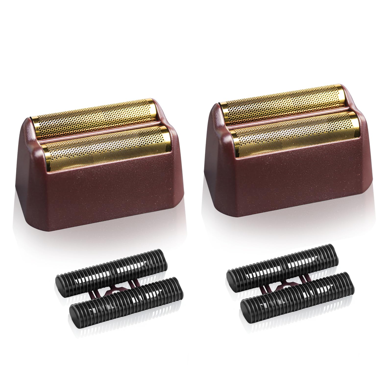 2 Pack Professional 5 Star Series Finale Shaver Replacement Foil and Cutter Bar Assembly Compatible with wahl Shaver Foil 7031-100, 7043-100 Super