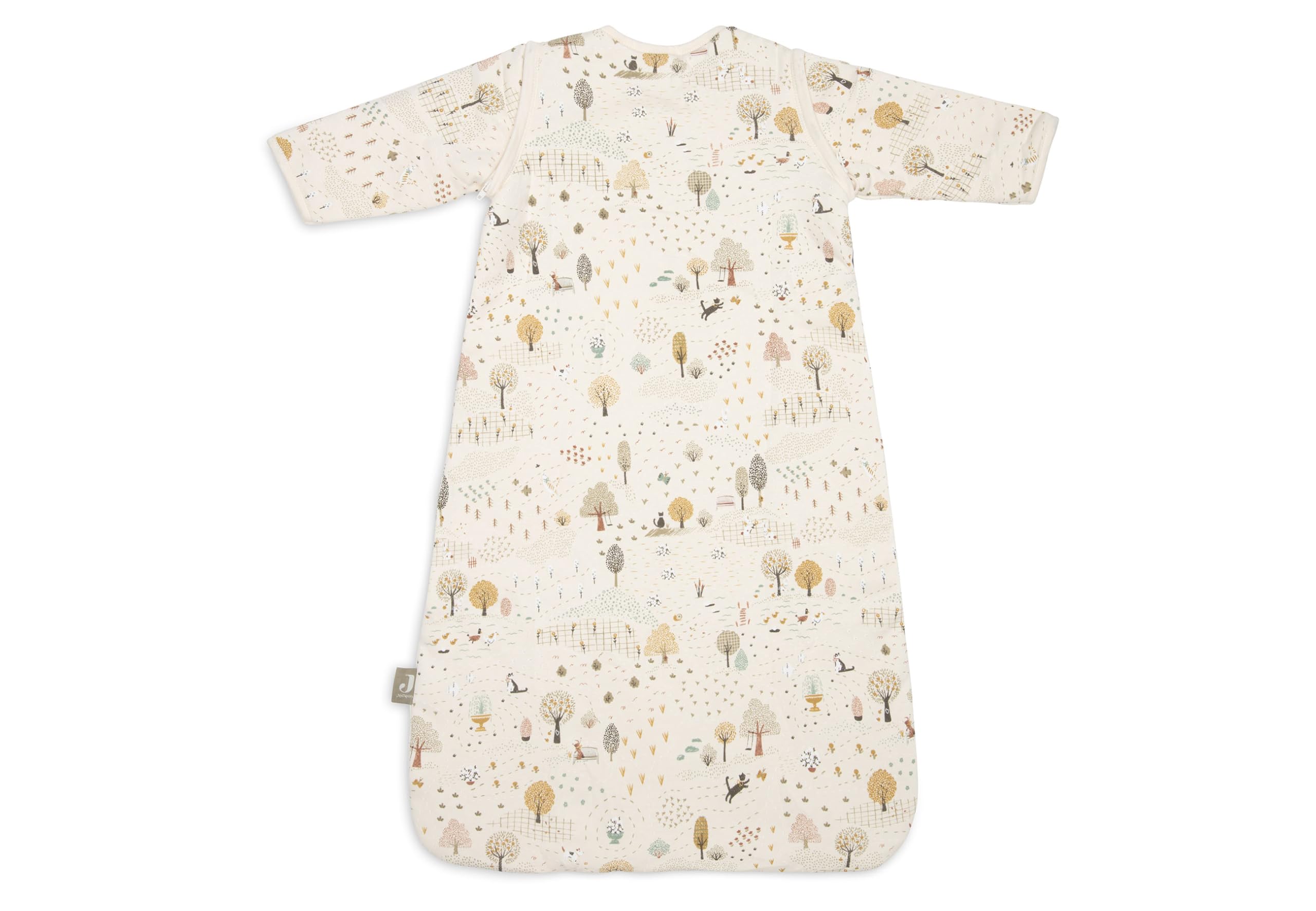 Jollein Baby Sleeping Bag, 90 cm, Cotton, 2.5 to 3.5 TOG, Detachable Sleeves, Oeko-TEX Certified, Baby Sleeping Bag - Image 2