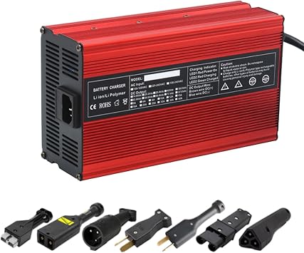 48V 15A Replacement Golf Cart Battery Charger with Plug for 48 Volt Club Car Golf Carts