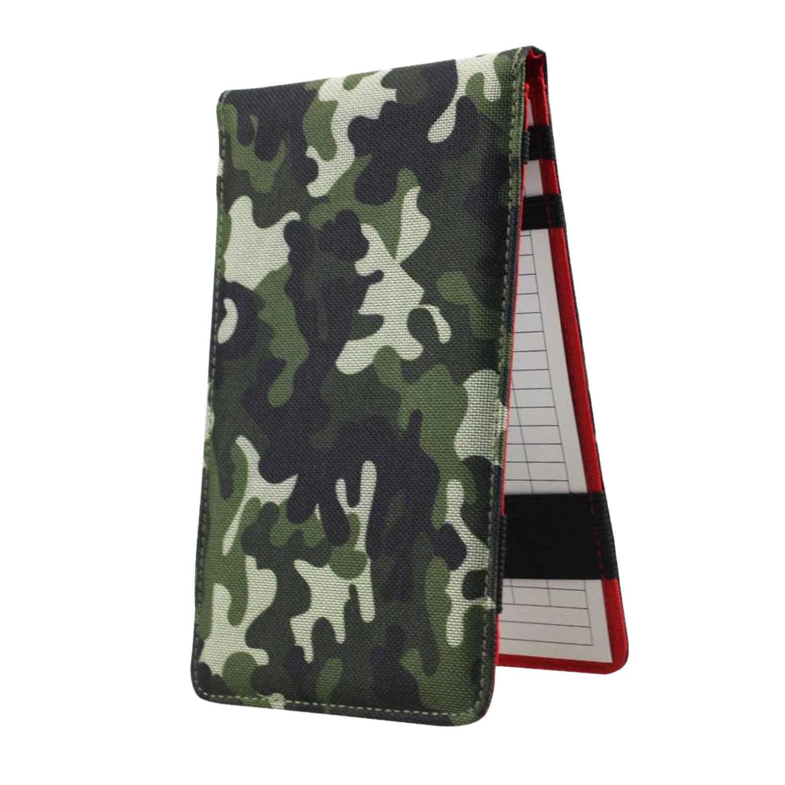 Poxzsfx Golfing Equipment Yardage Book Scorecard Holder Functional Golf Scorecard Book Greatly Improves Efficiency In Playing Golf Course Competition Supplies Score Clip
