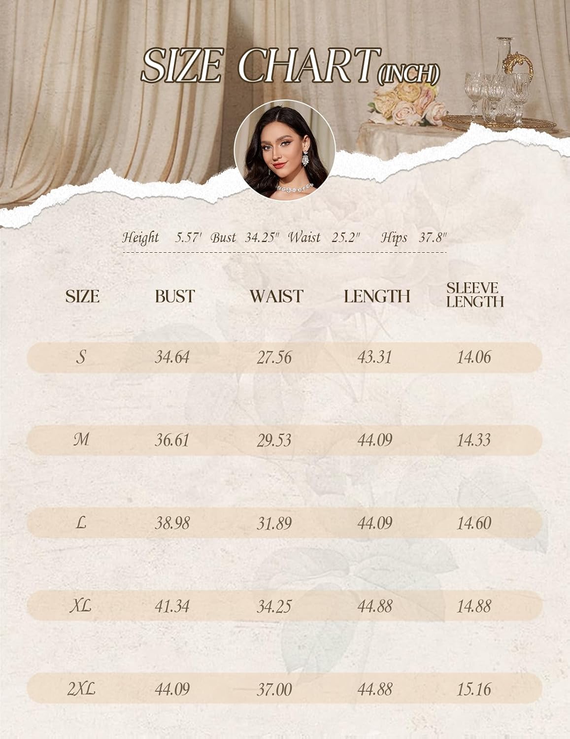 Bbonlinedress Women Cocktail Dress Formal Wedding Guest 3/4 Sleeve A-Line Swing Square Neck Church Midi Tea Prom Dress - Image 6