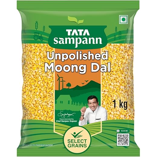 Tata Sampann Unpolished Moong Dal 1Kg