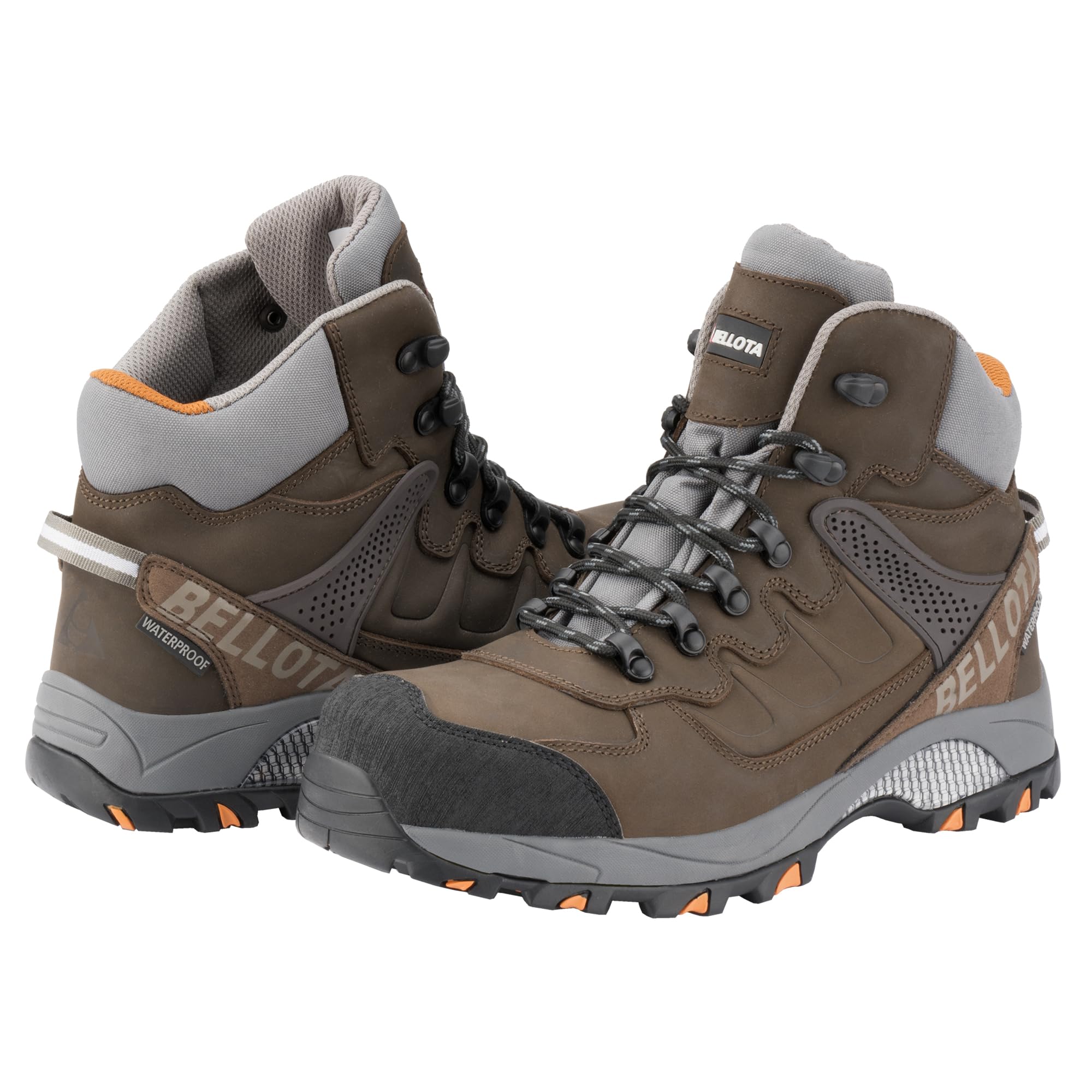 Bellota FTW01-​41BS3- Bota de Seguridad Unisex Agro Outdoor S3, Calzado de Trabajo en Piel Hidrófuga Crazy Horse, Membrana Impermeable y Puntera Reforzada Antiabrasión, Resistente a Golpes/​Rozaduras,​41