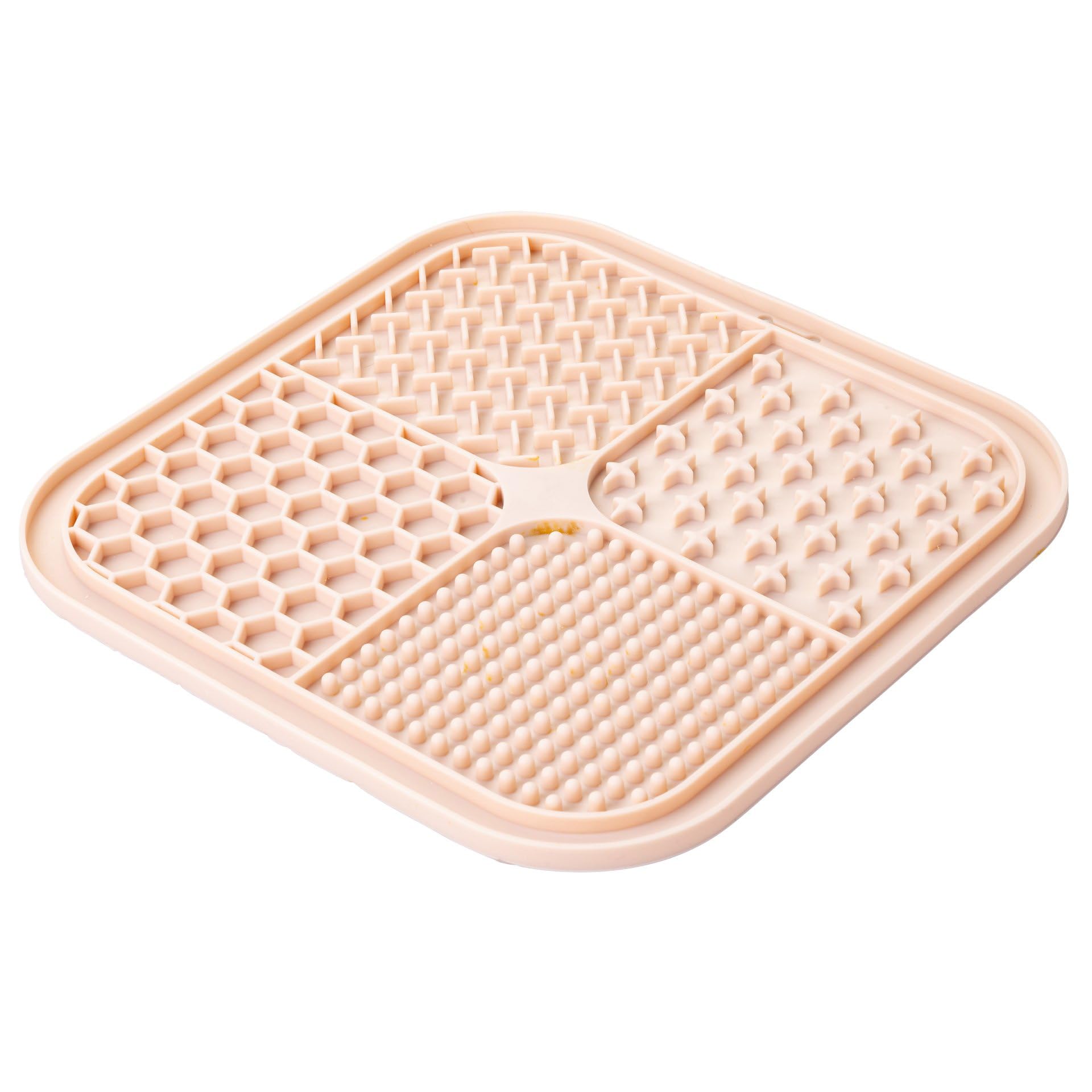 Fackelmann Tappetino lecca-cibo in silicone antiscivolo, per alimentazione lenta e digestione sana per cani e gatti, lavabile in lavastoviglie, riutilizzabile, slow feeder, gioco interattivo