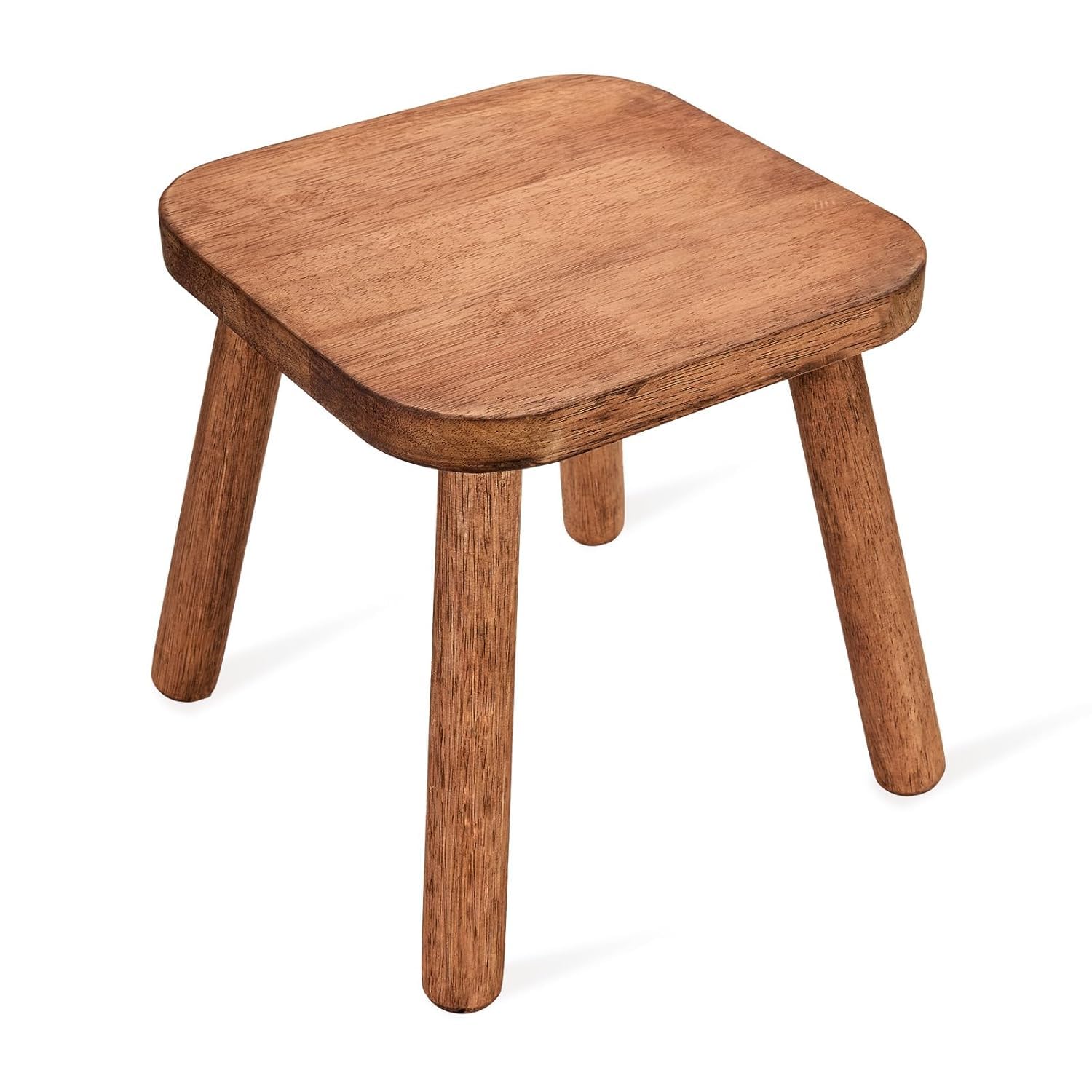 Wooden 4 Legs Stool for Kids and Adults 9.3 Inch Wood Plant Stand with Detachable Legs for Kitchen Bathroom Living Room Bedroom Home Decor Multipurpose Low Height Stool-picture-30