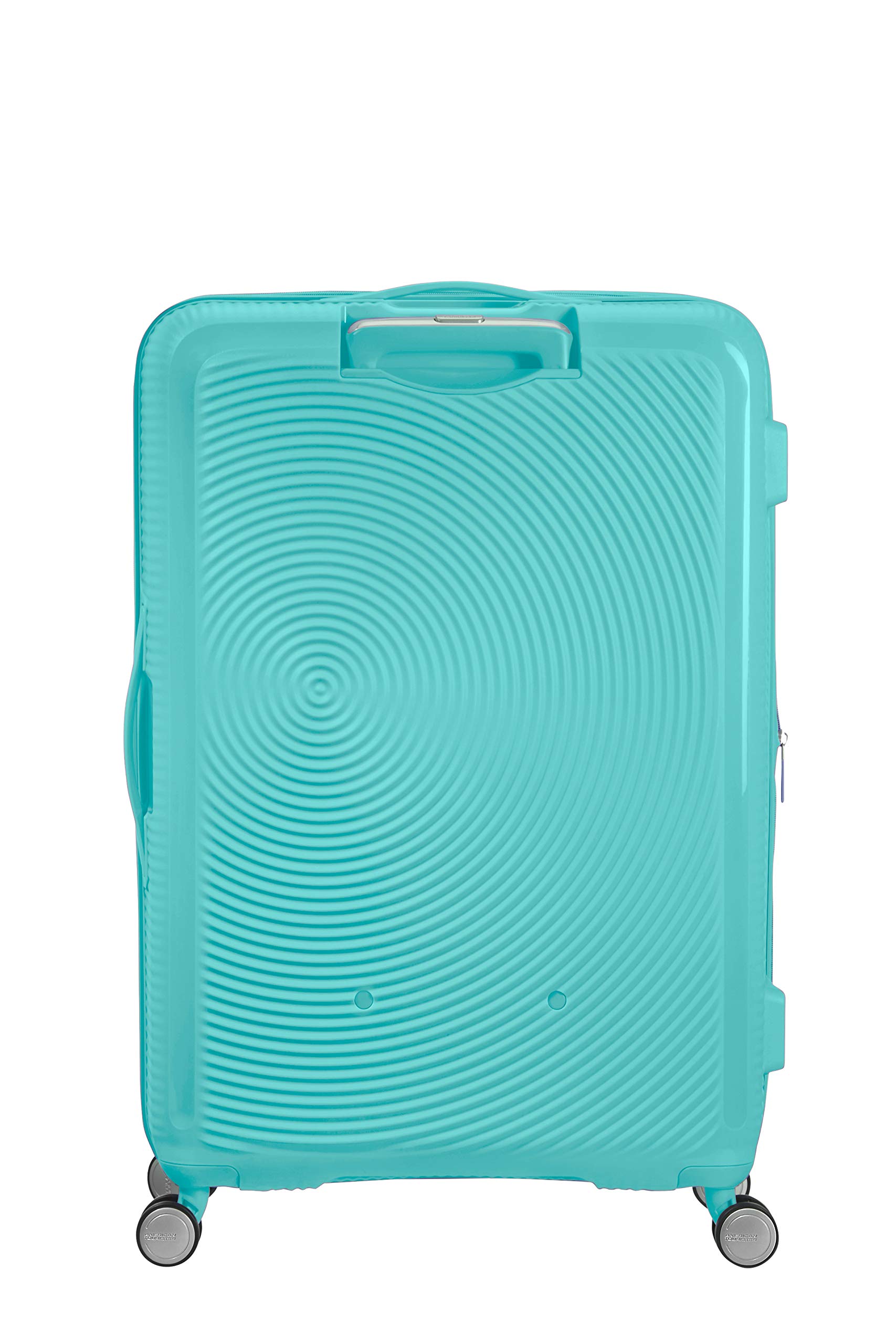 American Tourister Soundbox - Spinner L Vio espanso, 77 cm, 97/97/110 L, Blu (Poolside Blue)