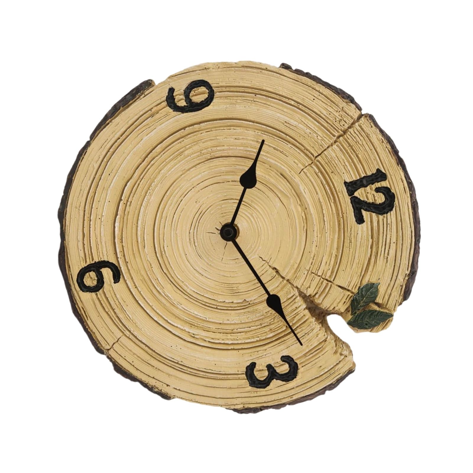 Horloge murale ronde de 25 cm pour l'extérieur avec affichage précis de l'heure pour cuisine, chambre à coucher, salon, bord de piscine