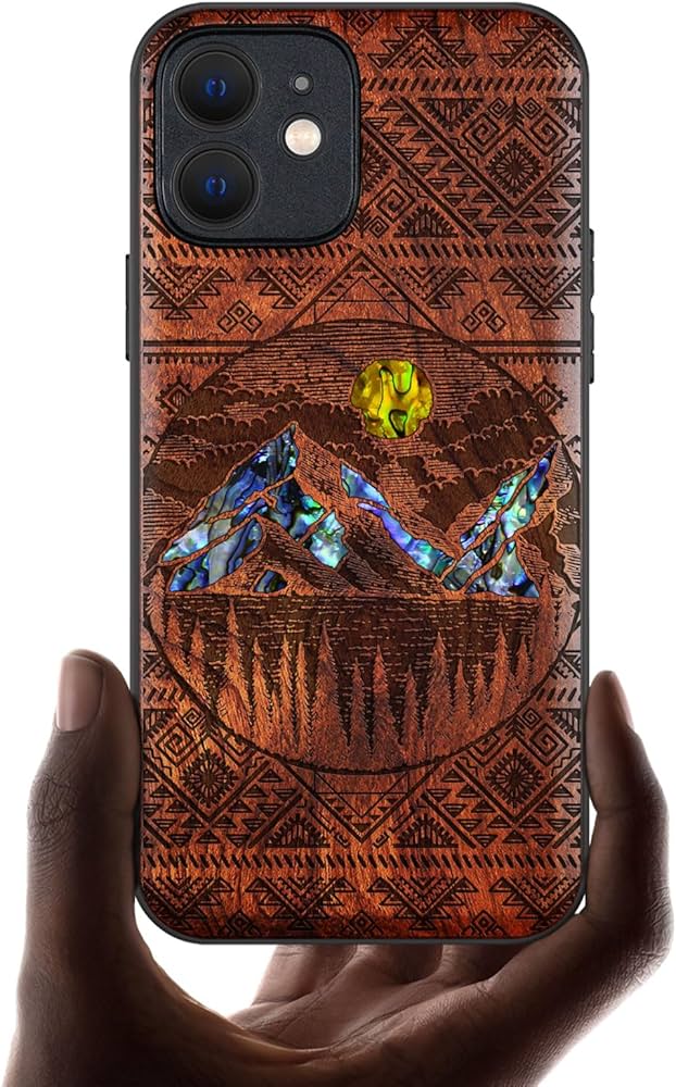 Amazon.com: Carveit Designer Wooden Protective Case for iPhone 12