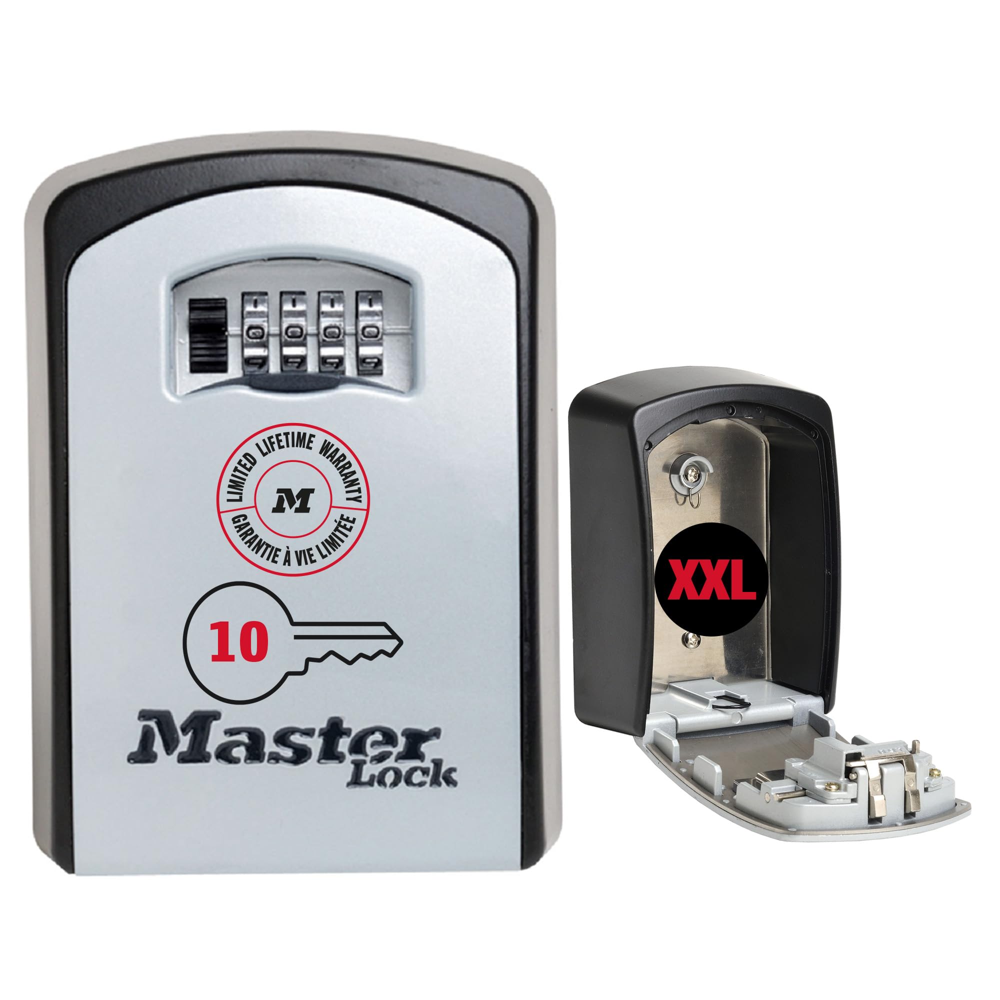 Master Lock Caja fuerte para llaves [Extragrande] [Montaje mural] - 5403EURD - Caja de seguridad