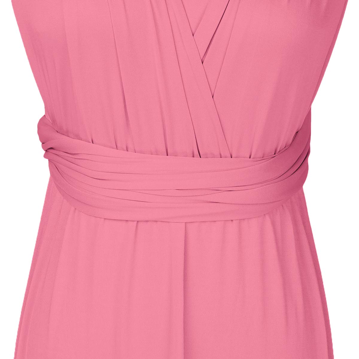Langes Maxikleid für Damen, wandelbares Wickelkleid, schulterfrei, sexy, für Hochzeit, Brautjungfer, Abendkleid, bodenlang, für Abschlussball und Abendveranstaltungen