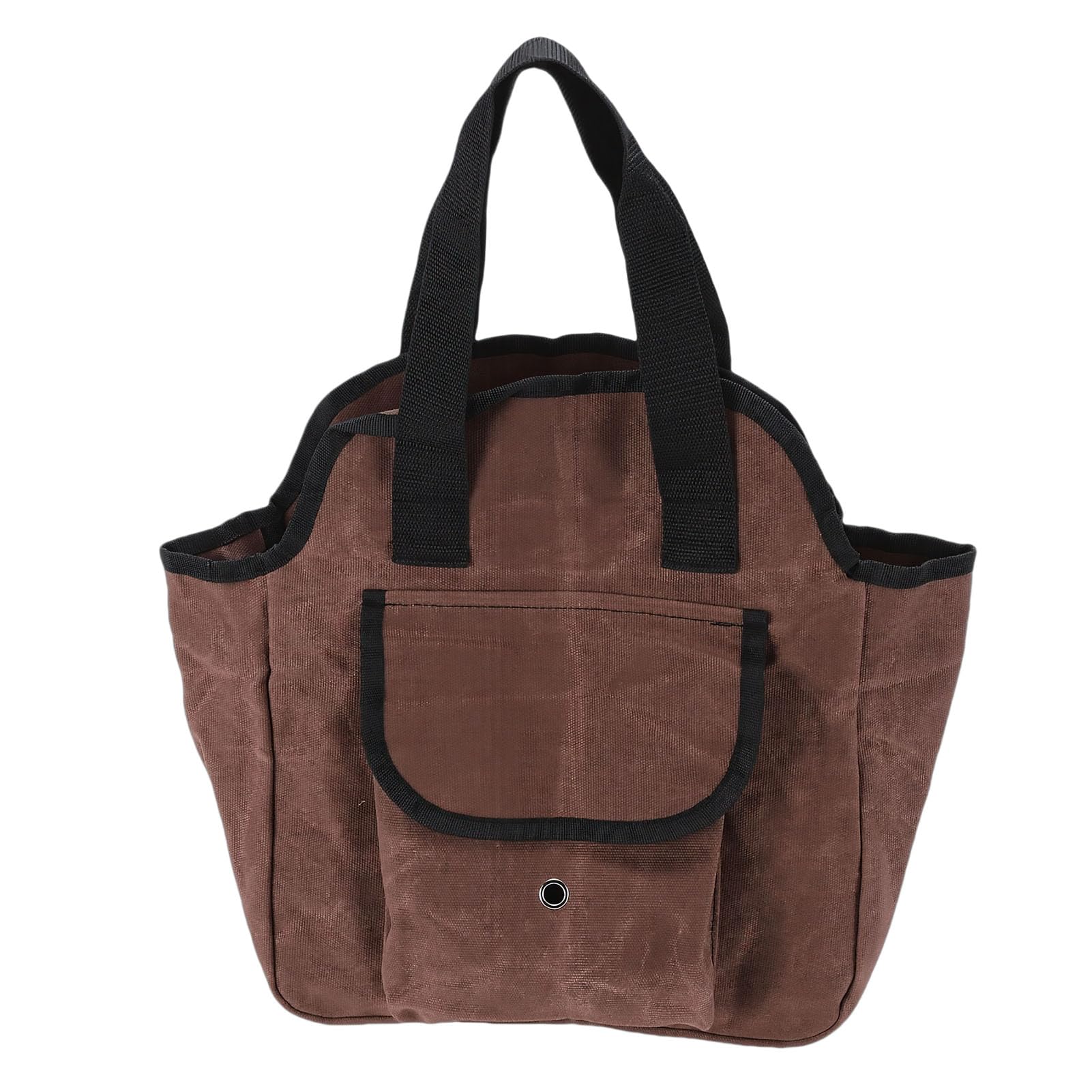 Bolsa para herramientas de jardín Bolsa de lona encerada para herramientas con 6 bolsillos interiores y 3 exteriores multiusos para jardinería doméstica Bolsa de lona