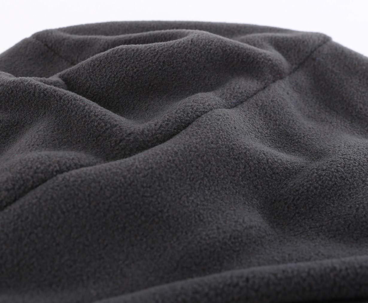 LLmoway Men’s Warm 2 in 1 Hat Winter Fleece Earflap Skull Sports Beanie Ski Mask - Image 4