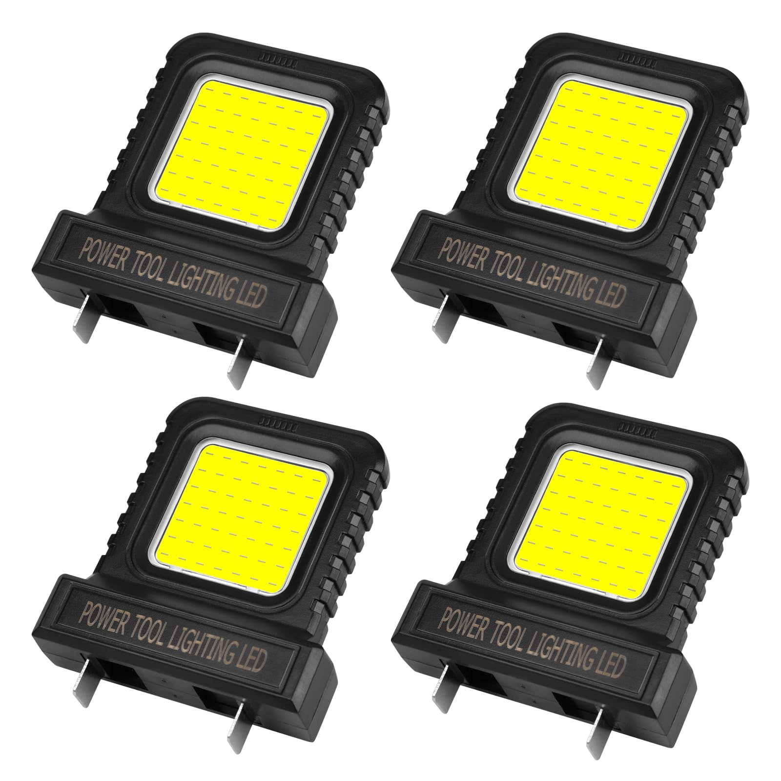 LED Work Light, High Brightness Floodlight, Power Tool Battery Lamp for All Power Tool Batteries, 2025 New Upgrade Flood Light for Securityand Outdoor Work Fishing Camping (4)