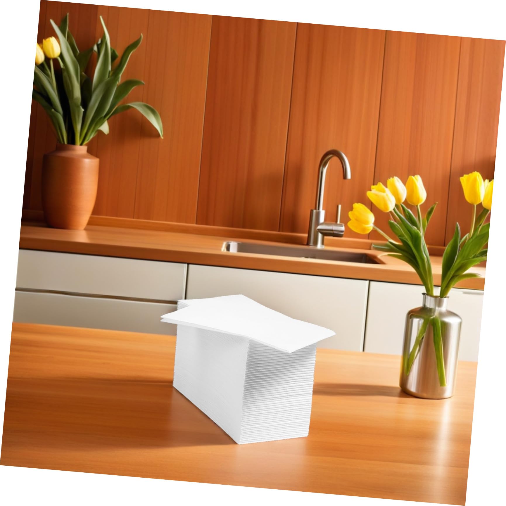 100piezas Servilletas Gruesas de Papel Servilletas Desechables Unidades para Fiestas Bodas y Eventos