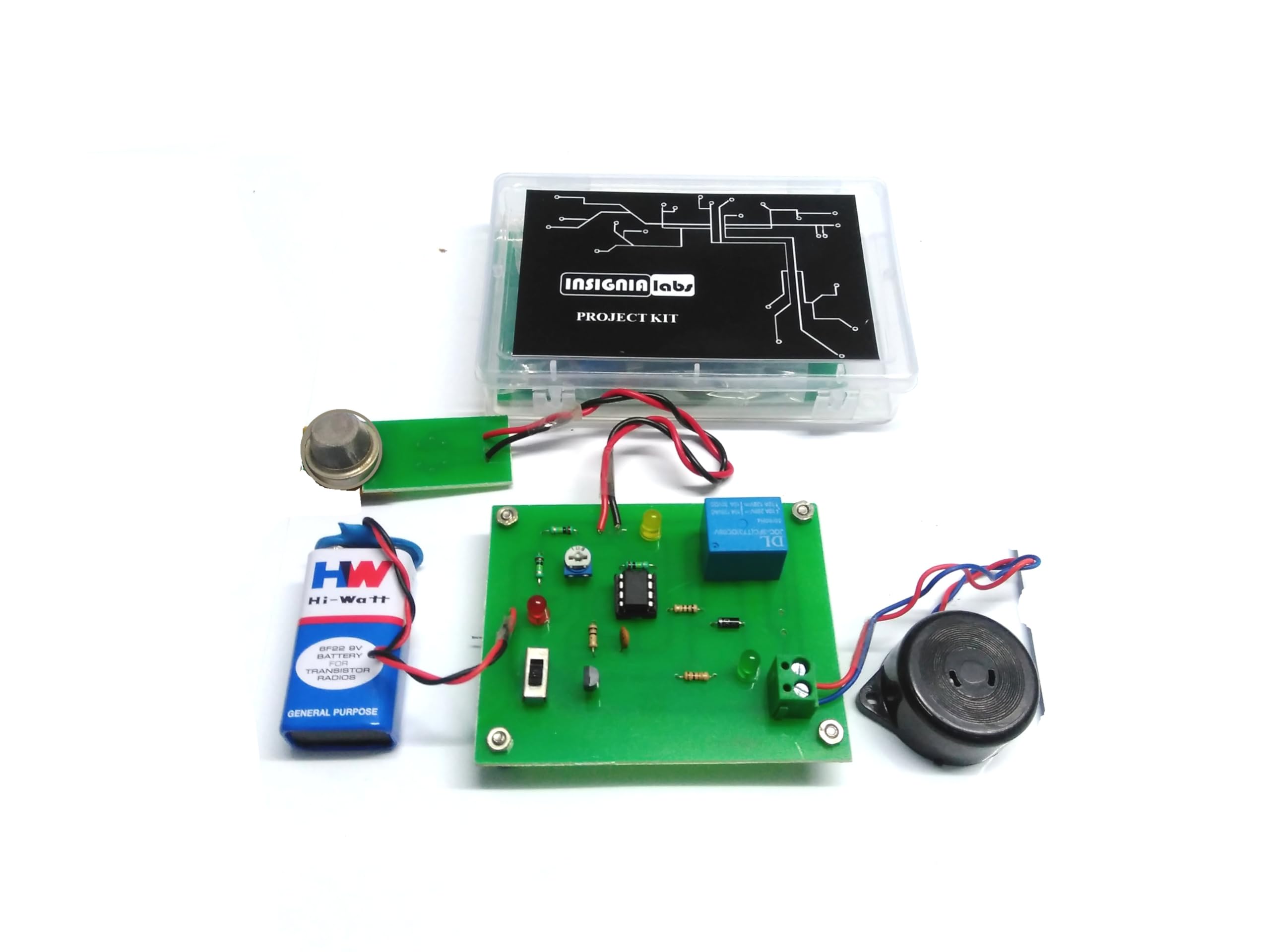 INSIGNIA LABS - Gas/Smoke Leakage Detector & Alarm KIT Project - School College Electronic Project (B0CJ5FLWLN) Amazon Price History, Amazon Price Tracker