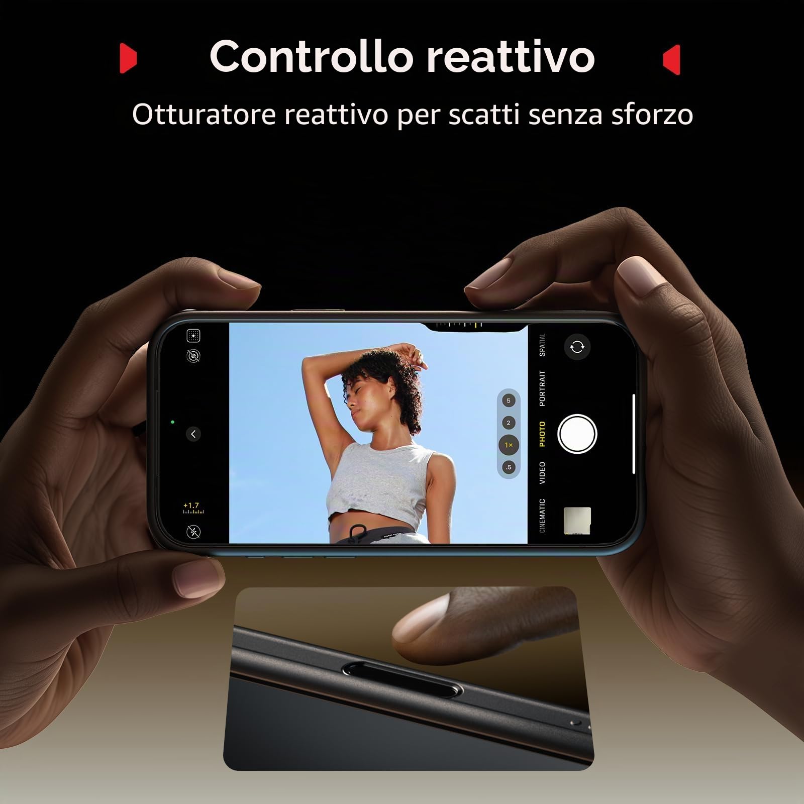 SMALLRIG Kit Custodia per Telefono FilMov per iPhone 17 Pro, Custodia Magnetica per Telefono con Piastra Posteriore per Obiettivo, Supporto per MagSafe, per DJI, per Insta360, Nero - 5549