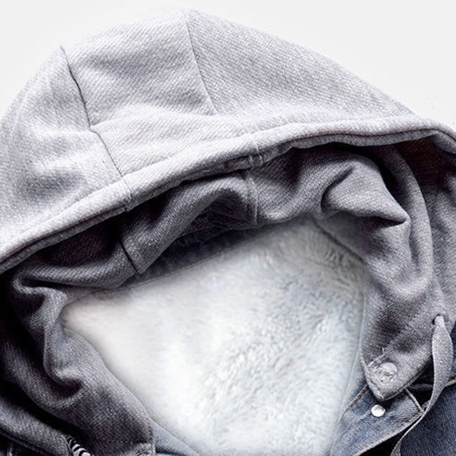 Chaqueta vaquera para mujer, tallas grandes, larga, chaqueta vaquera, chaqueta vaquera para mujer, chaqueta vaquera de gran tamaño, chaqueta vaquera de invierno con capucha, chaqueta vaquera de