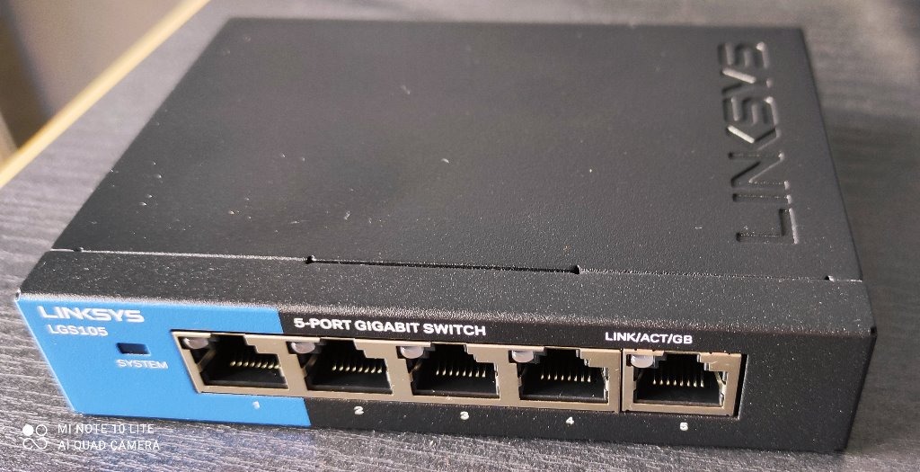 Linksys LGS105 5-Port Gigabit Switch - Netzwerk-Switch Für Zuhause & Büro