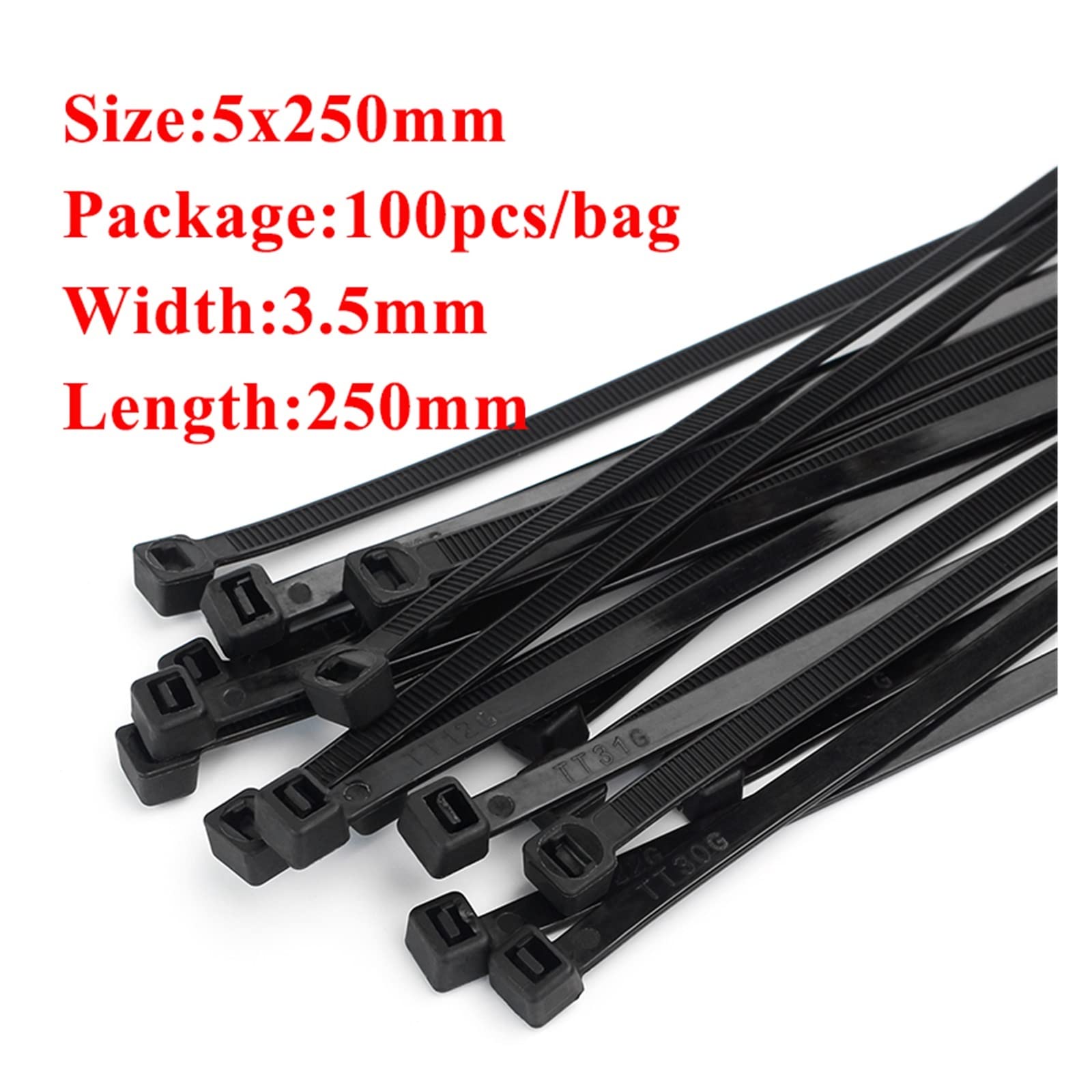 Fascette Cablaggio Per Elettricisti Stringicavo 135x2,5 Mm Nero Conf. 100 Pz | Leroy Merlin - Foto 4