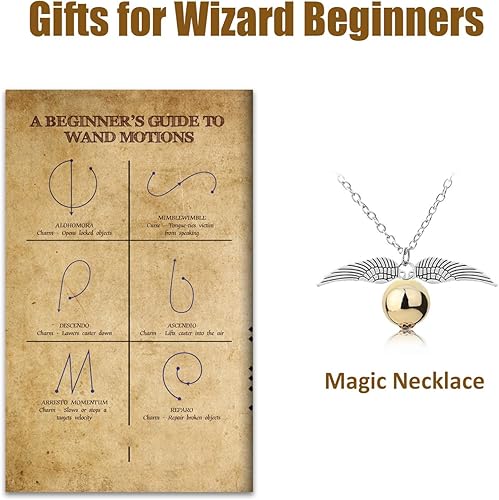 Miniatura 7 de Napto Varita de mago iluminada, varita mágica de brujas para cosplay, accesorios de cosplay de brujería con collar, fiesta de cumpleaños (formable)