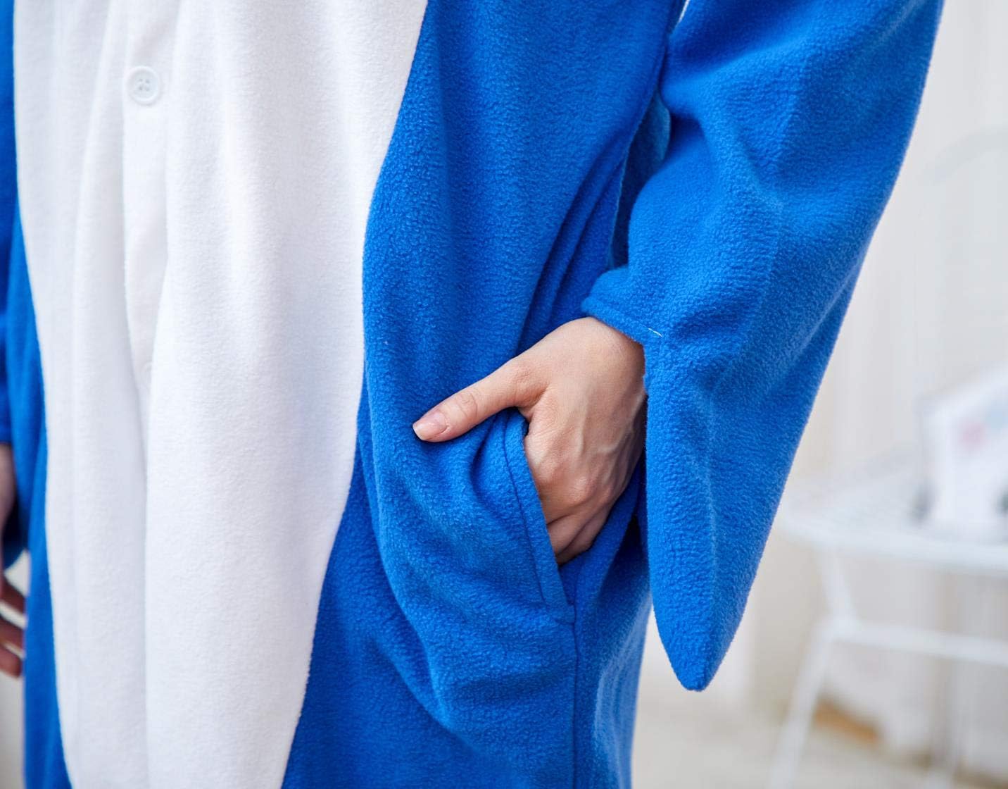 Shark Onesie Adult Animal Pajamas Halloween Costume Sleepwear - Image 5