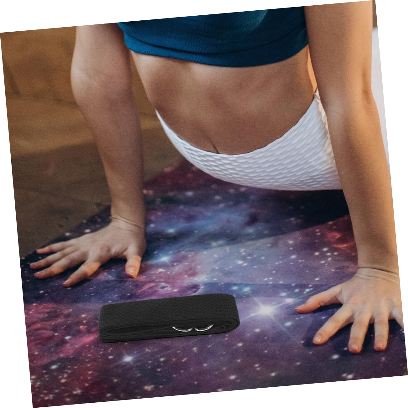 10stücke Verstellbare Yoga Bänder Nicht-elastische Fitness-gurte Für Effektives Dehnen Und Training Leicht Tragbar Für Zuhause Und Fitnessstudio Für Yoga Und Pilates