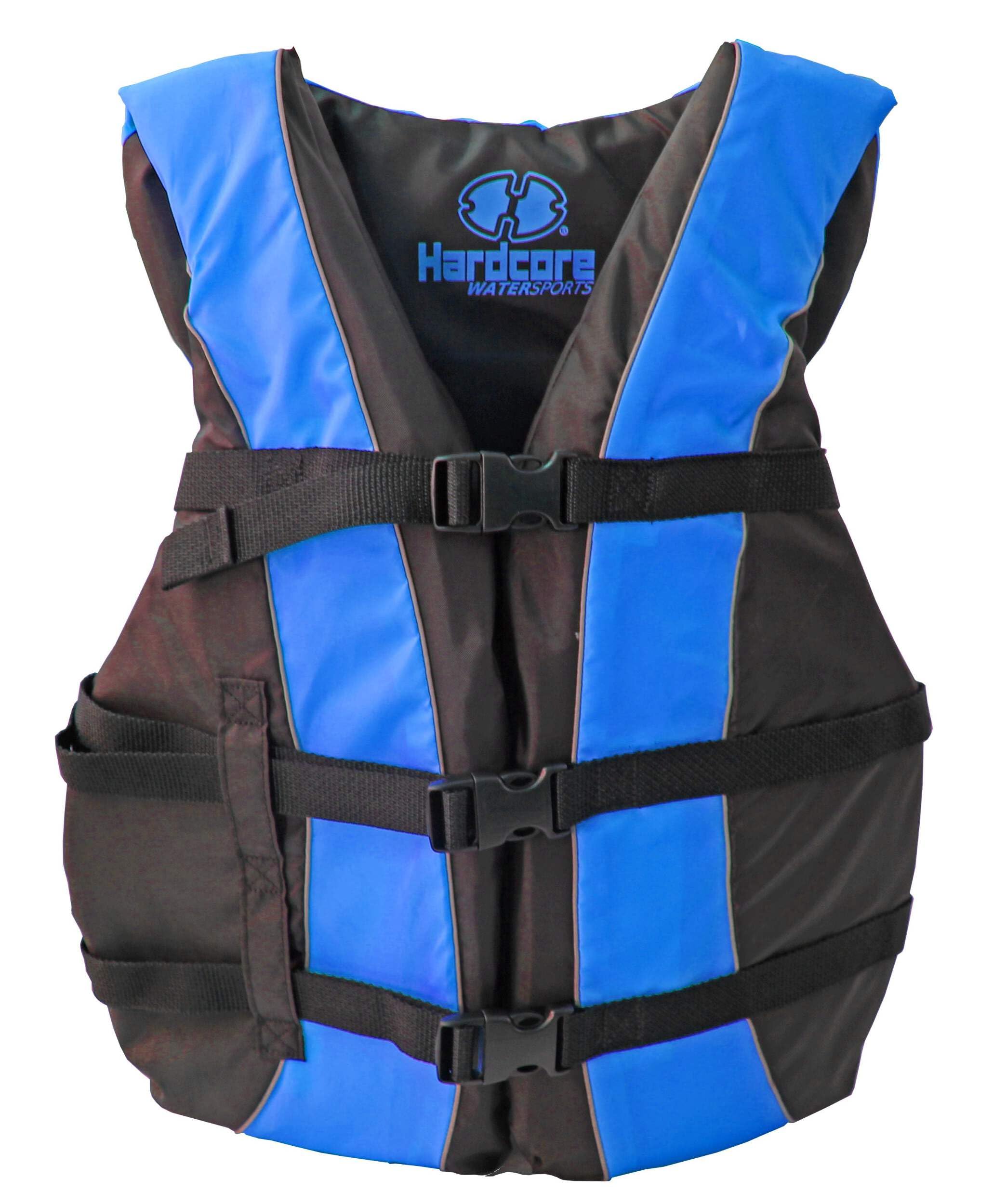 Hardcore Life Jacket Paddle Vest; Coast Guard Approved Type III PFD Life  Vest Flotation Device; Jet ski, Wakeboard, Kayak; Ideal Extra Life Jacket
