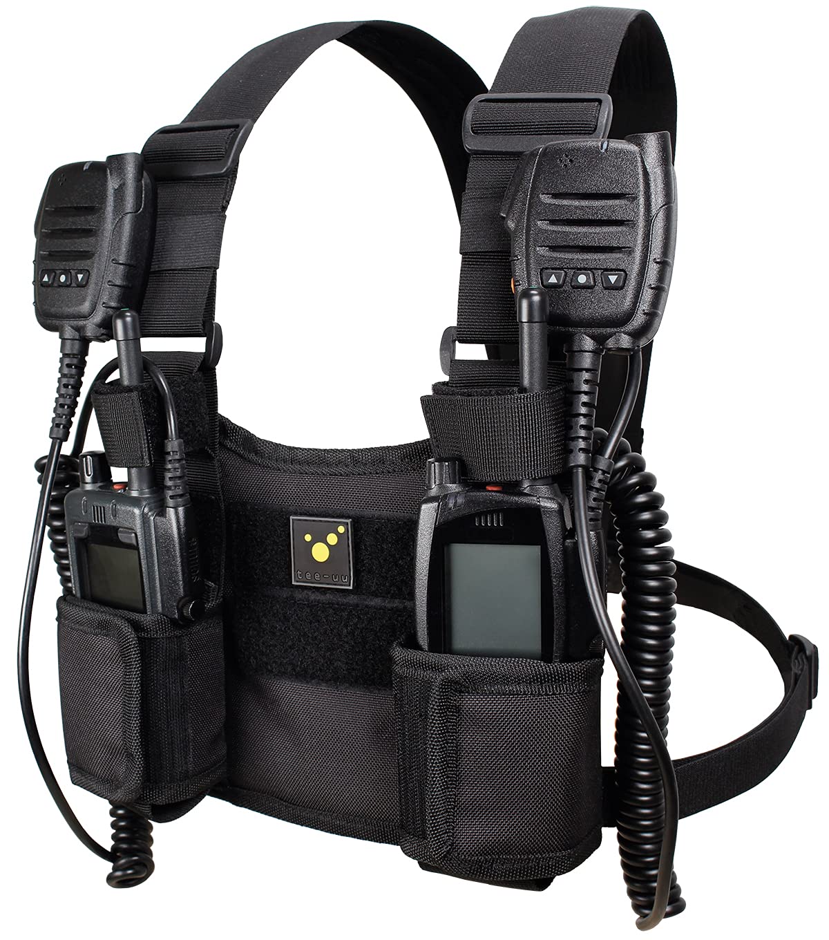 tee-uu CHEST TWIN pettorina per due radio