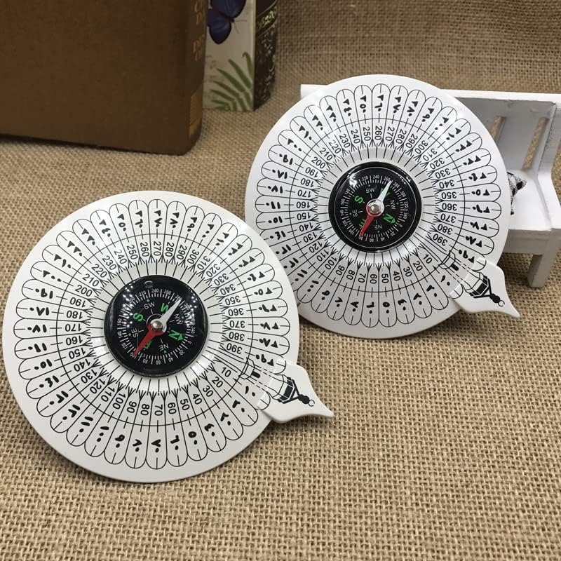 Generic Muslim Kaaba Qibla Direction Finder Handheld Qibla Compass Islamic Prayer Compass with Booklet