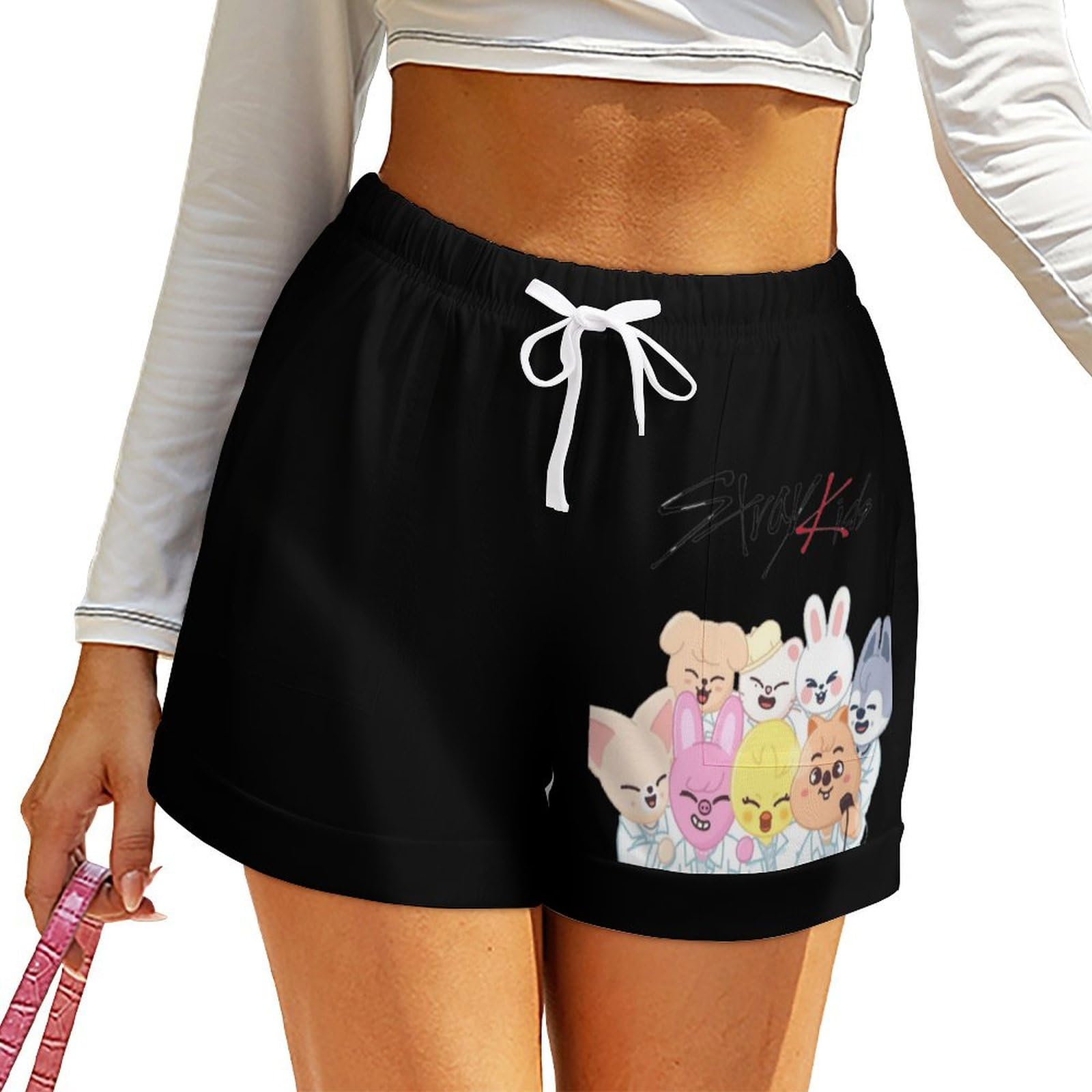 Anime Style Damen Shorts-Bequeme Harajuku Shorts, Fans