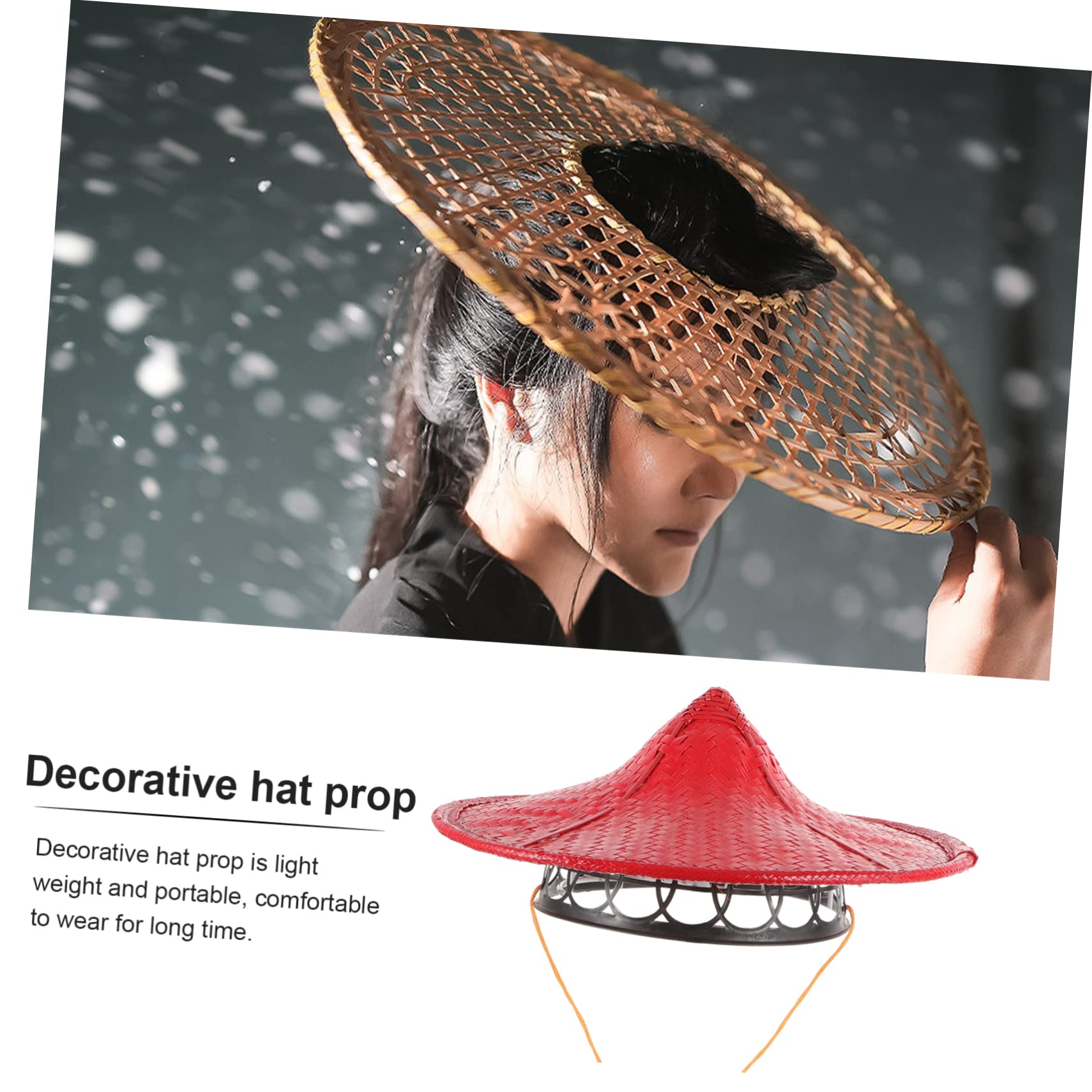 Amazon.co.jp: 忍者竹笠レトロ, アジアン円錐形帽子 オリエンタル