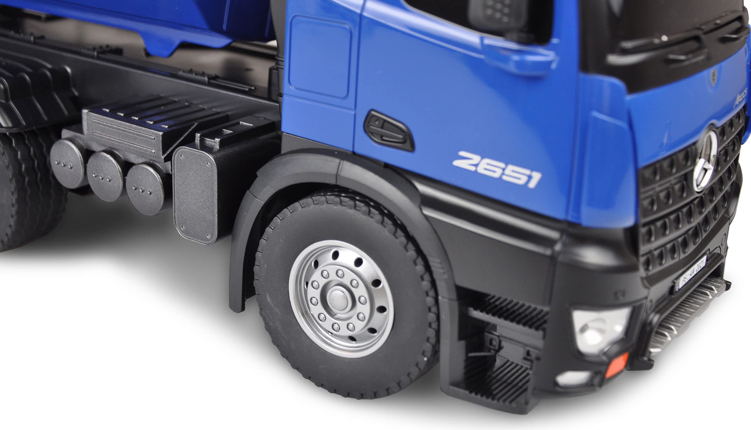 Amewi Mercedes-Benz Arocs Camioncino ribaltabile RTR blu RC telecomandato