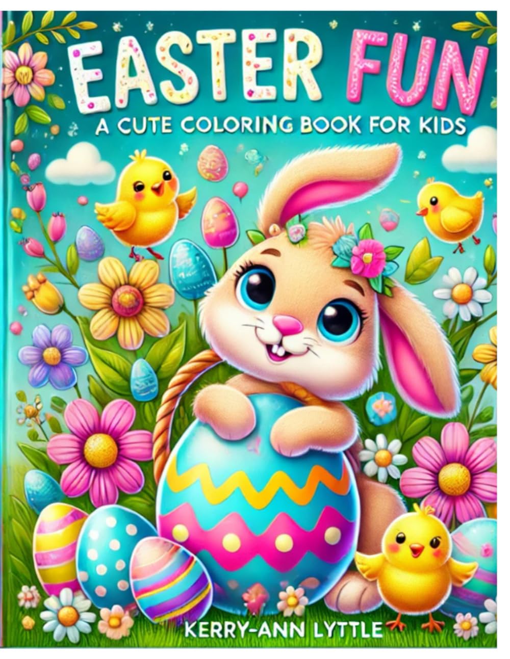 Easter Fun: A Cute Coloring Book for Kids