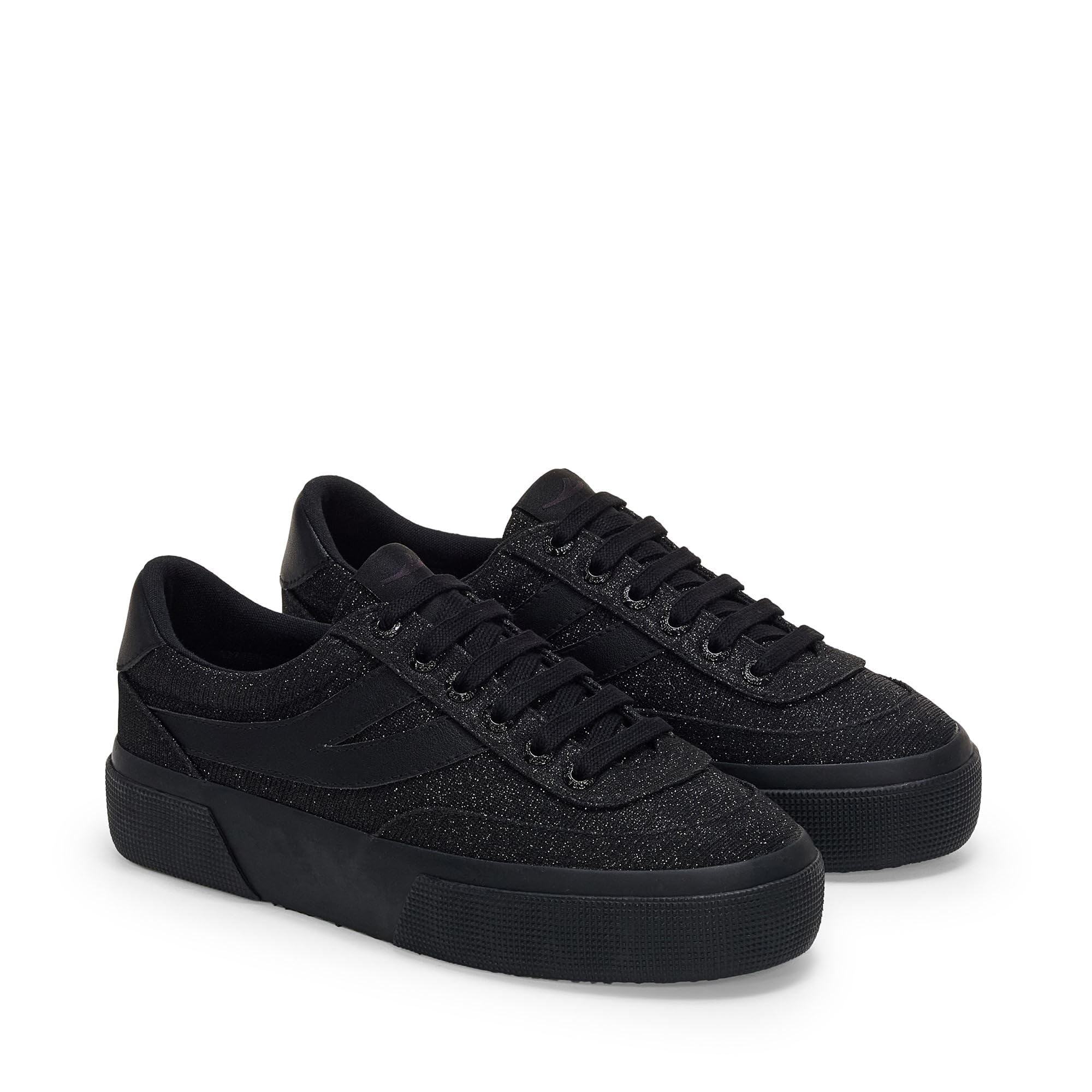 SUPERGA - Sneakers, Donna, Poliestere, Casual, 3740 Platform Jersey Lame Blocks Leggera