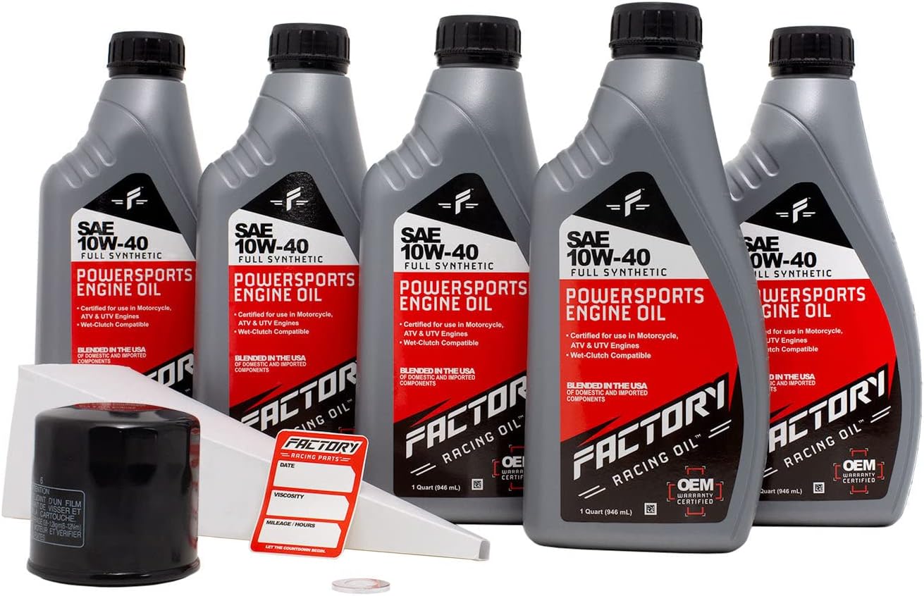Factory Racing Parts Full Synthetic Oil Change Kit