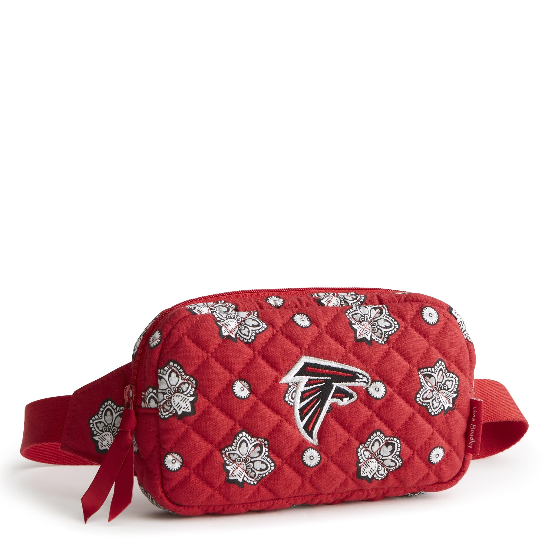 Vera Bradley Premium Cotton Large Travel Duffel Bag, Royal Blue/Red Bandana