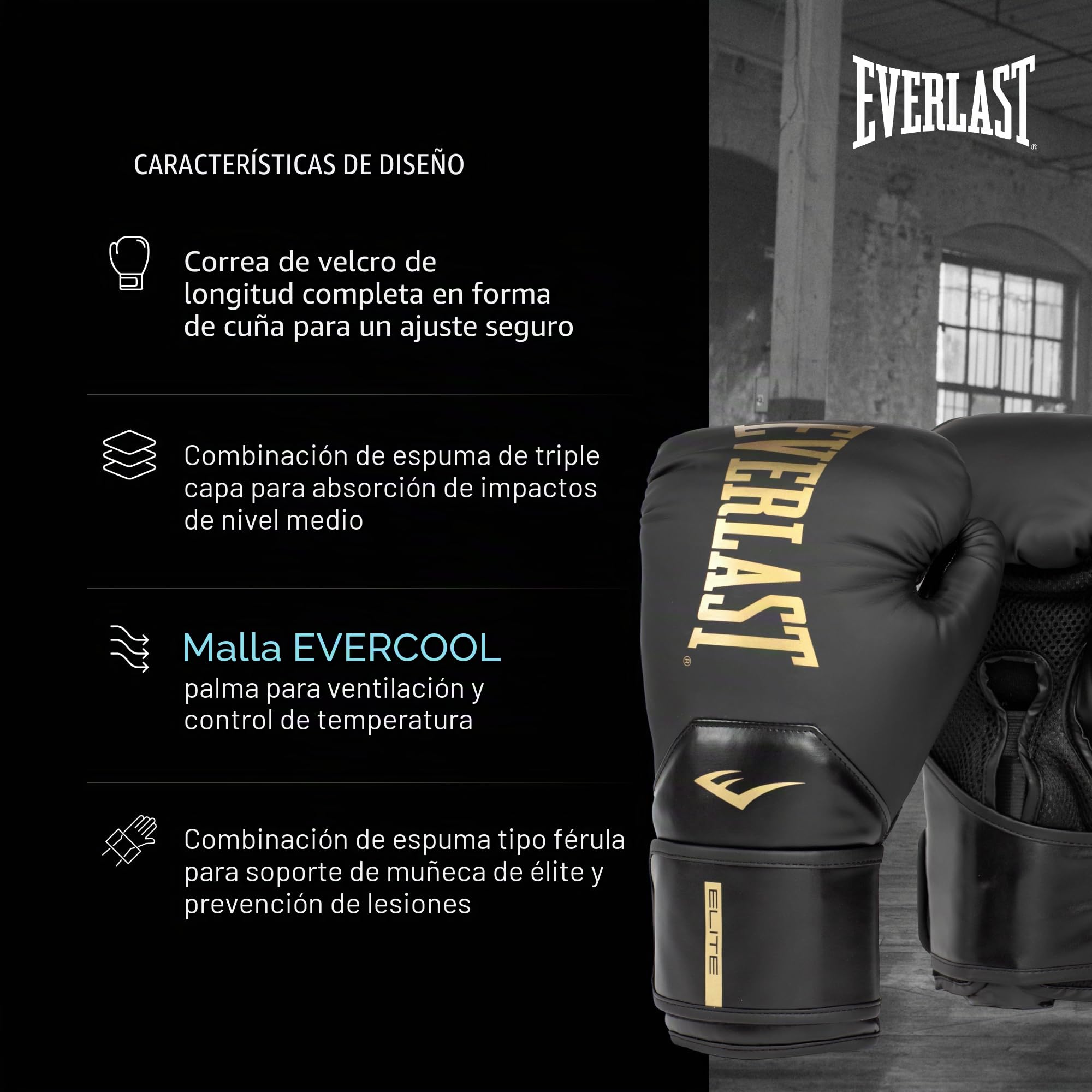 Everlast Guantes de Entrenamiento Unisex Elite