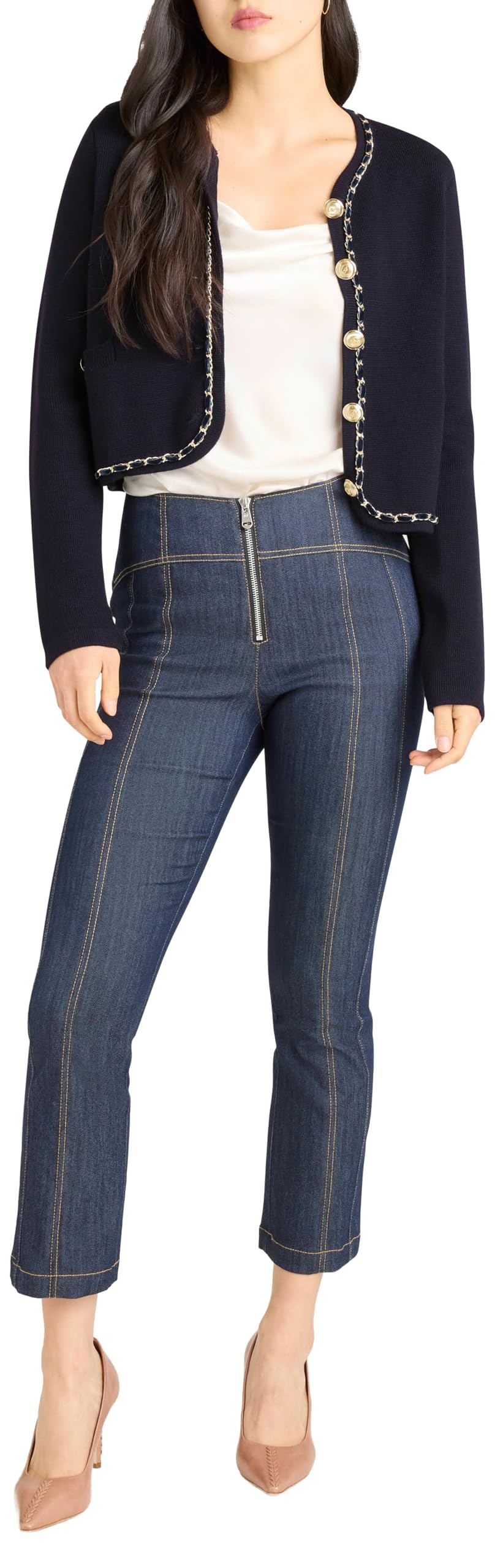 Cinq à Sept Womens Structured Benoite Cardigan