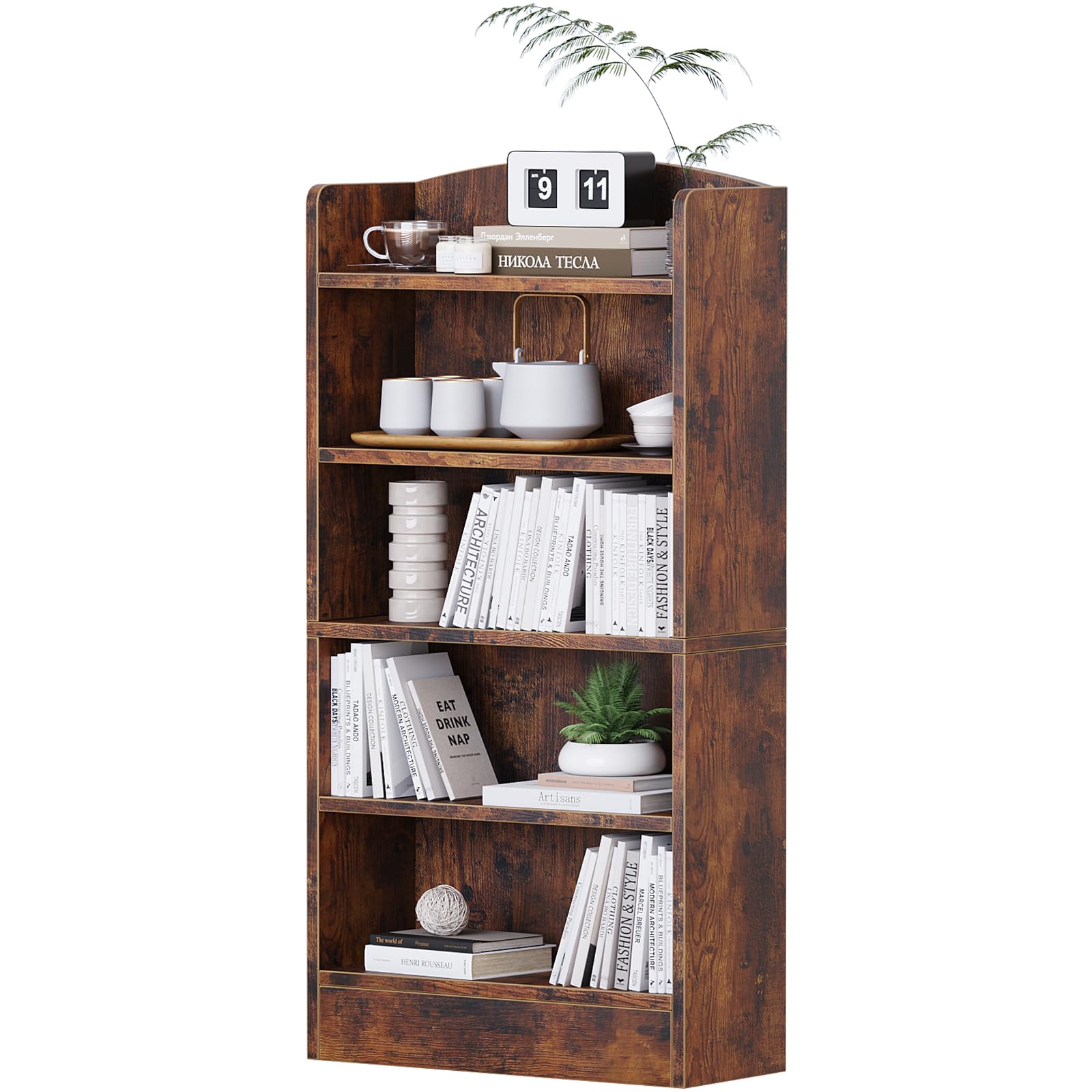 Amazon｜MIN WIN コミック収納ラック 本棚 5段 大容量 コミックラック